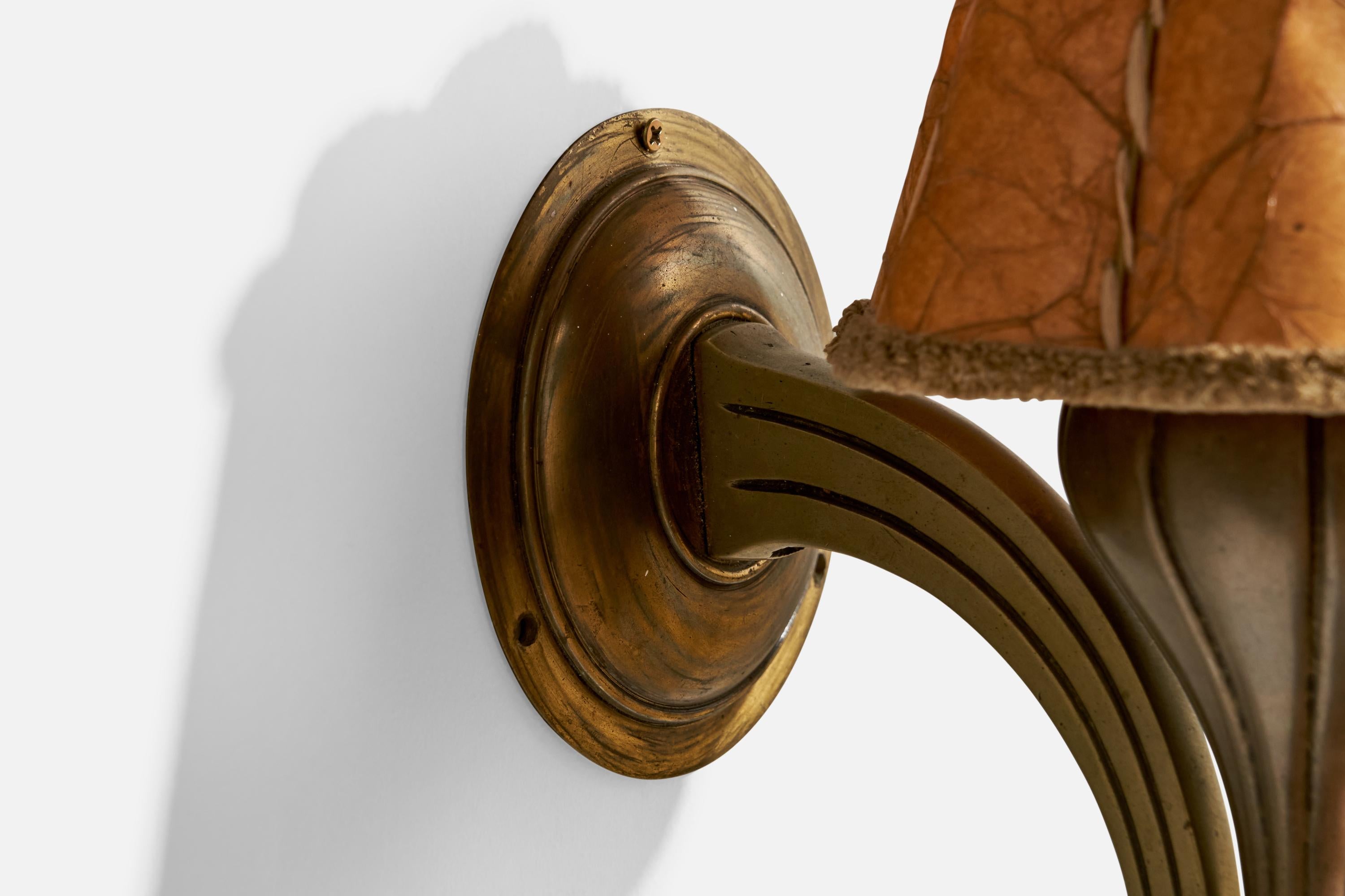 Design/One, Lights, Bronze, Parchemin, Danemark, années 1930 en vente 1