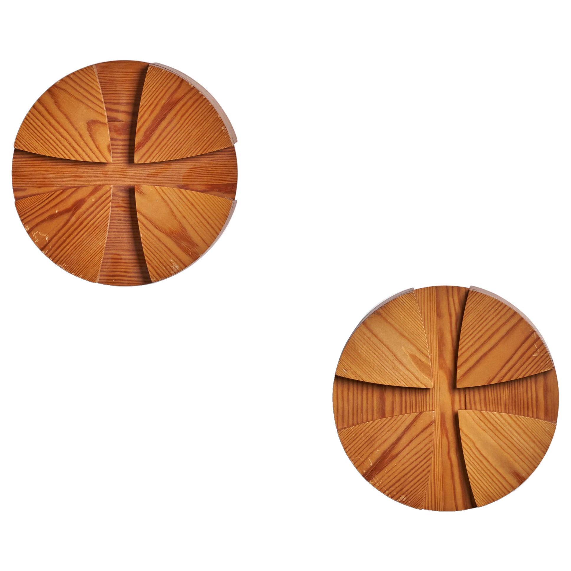 Designer danois, lampes murales, pin, Danemark, années 1960