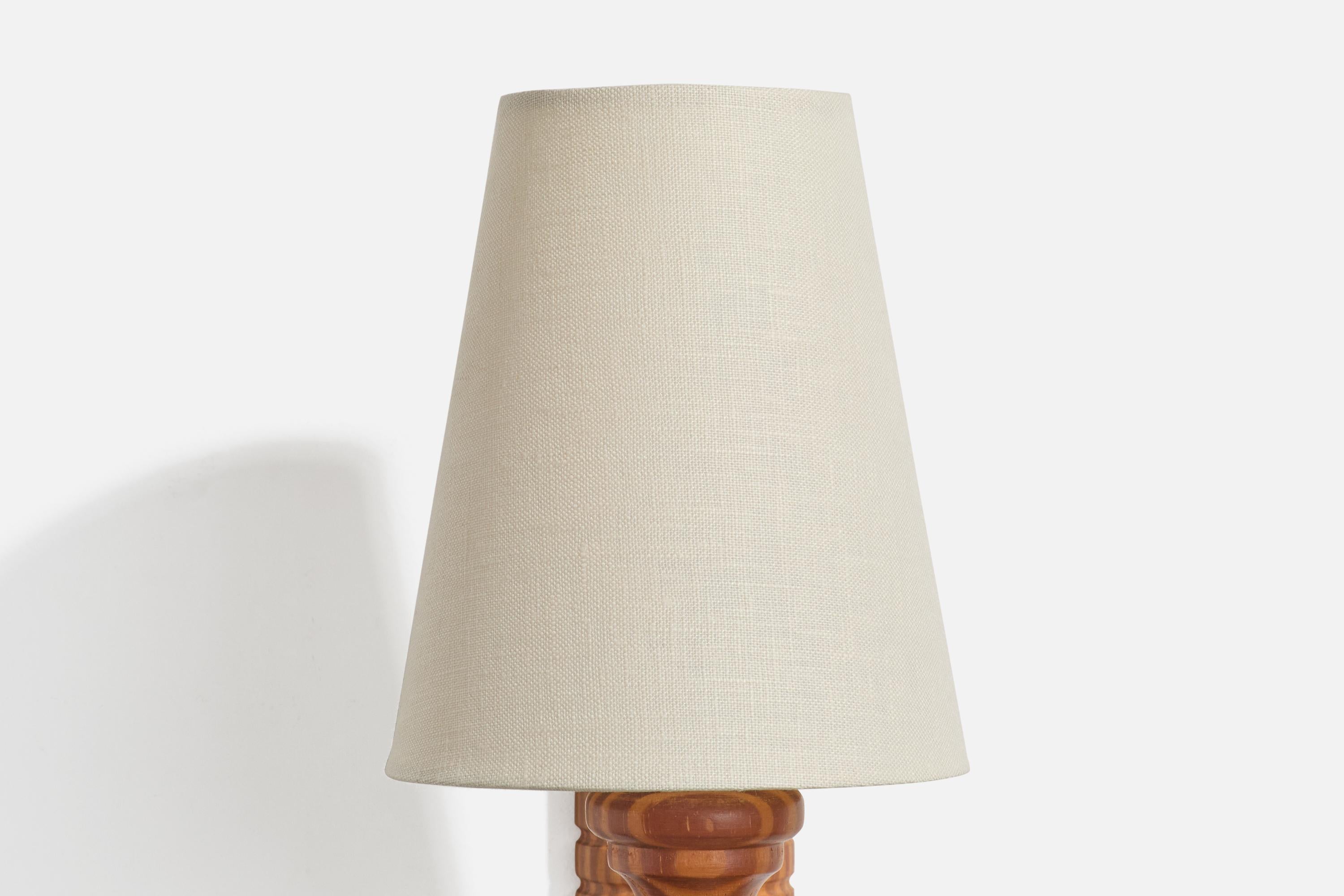 Designer danois, lampes murales, pin, Danemark, années 1970 en vente 1