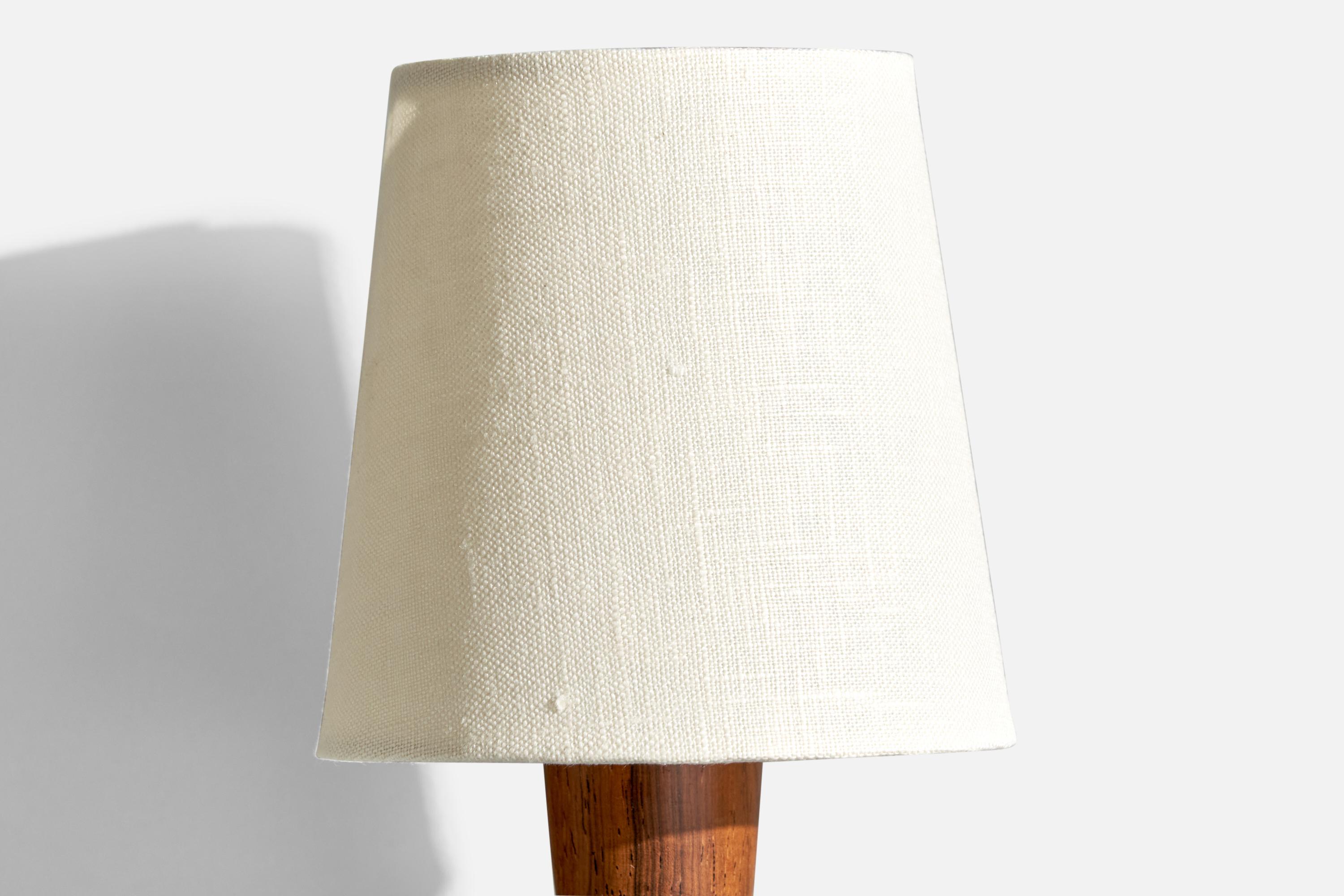Designer danese, lampade da parete, palissandro, cromo, tessuto, Danimarca, anni '50 in vendita 1