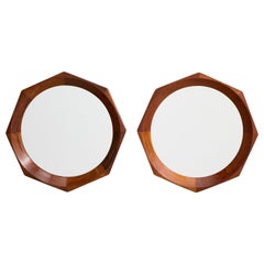 Designer danese, Specchi da parete, Teak, Danimarca, anni '50