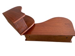 Danish Designer, Wall-Mounted Organic Bedside Cabinets, Teak, Denmark, 1950s