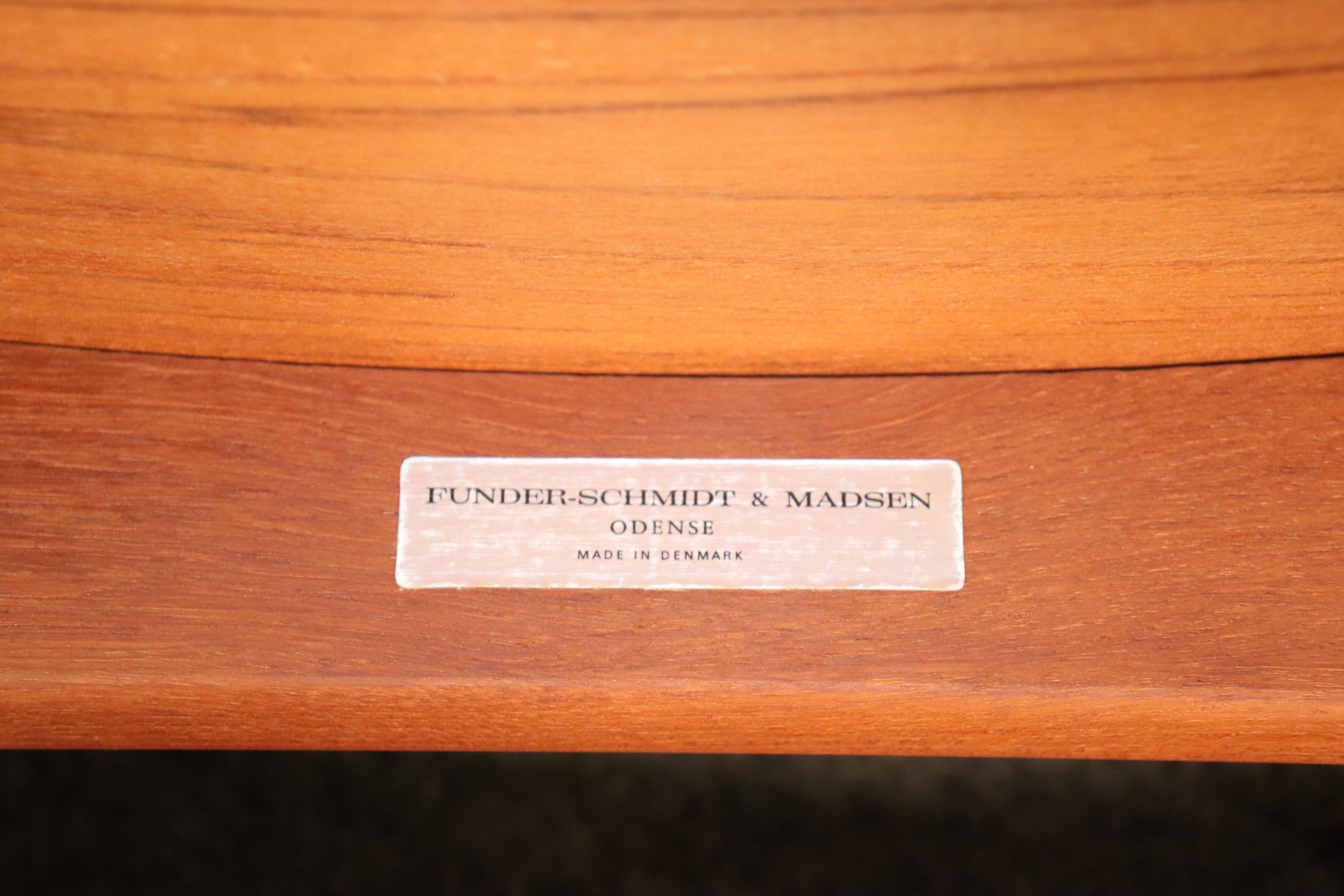 Danish Desk Chair by Funder-Schmidt & Madsen In Good Condition For Sale In Brooklyn, NY
