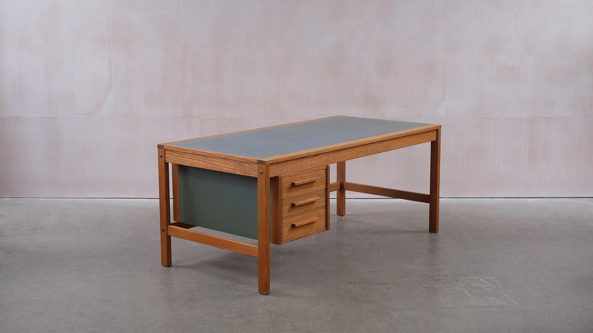 Danish Desk in Pine by Bernt Petersen 5