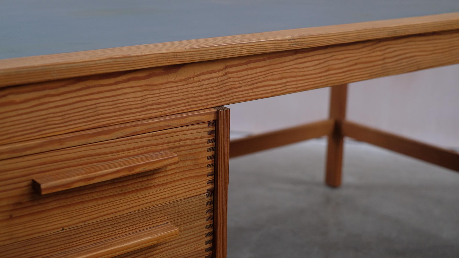Danish Desk in Pine by Bernt Petersen 9