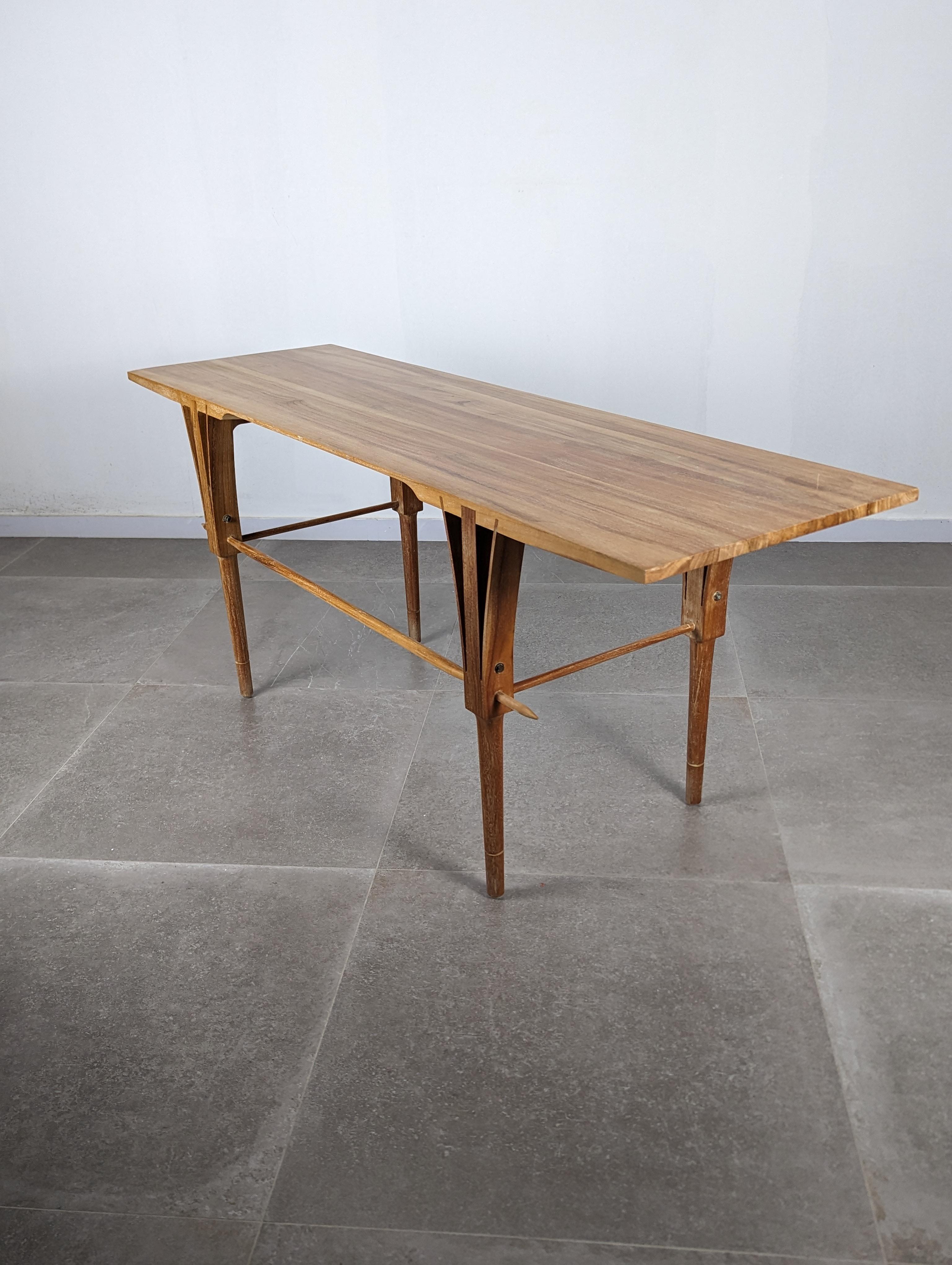 Danish desk table by Sven Ellekaer 1960s For Sale 5