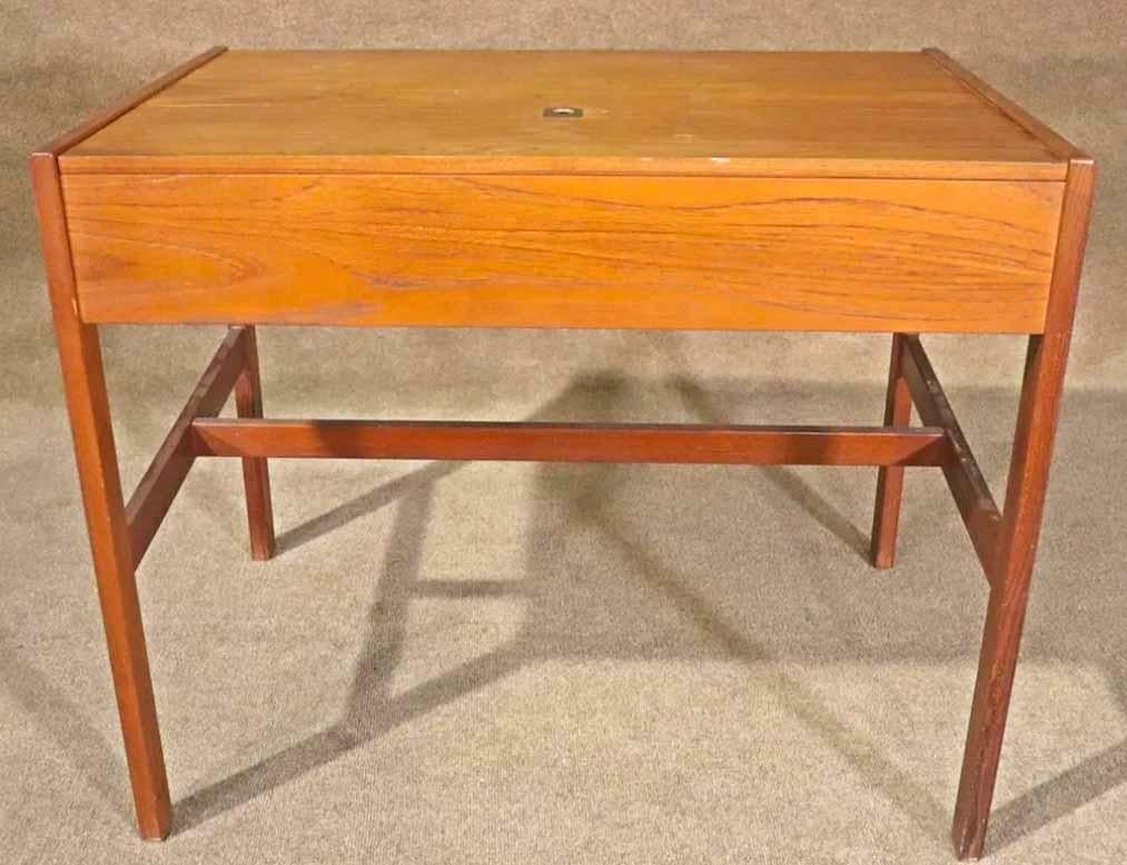 Danish Desk w/ Vanity For Sale 2