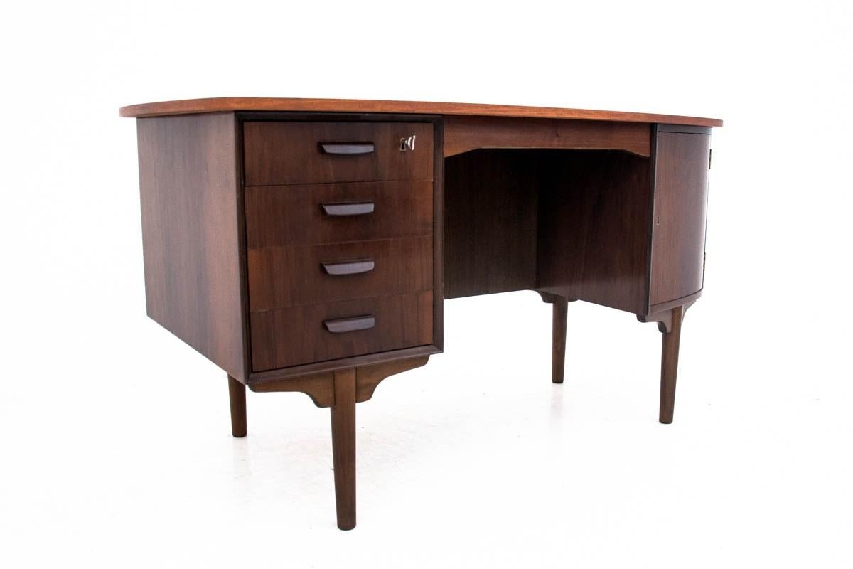 Scandinavian Modern Danish Desk with Cabinet, 1960s