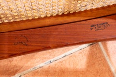 Danish Dining Chairs 1960s Teak Niels Koefoeds Set of 4 Lis Hornslet Rattan Cane