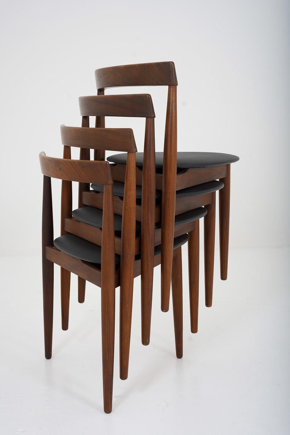 Danish Dining Chairs and Table 