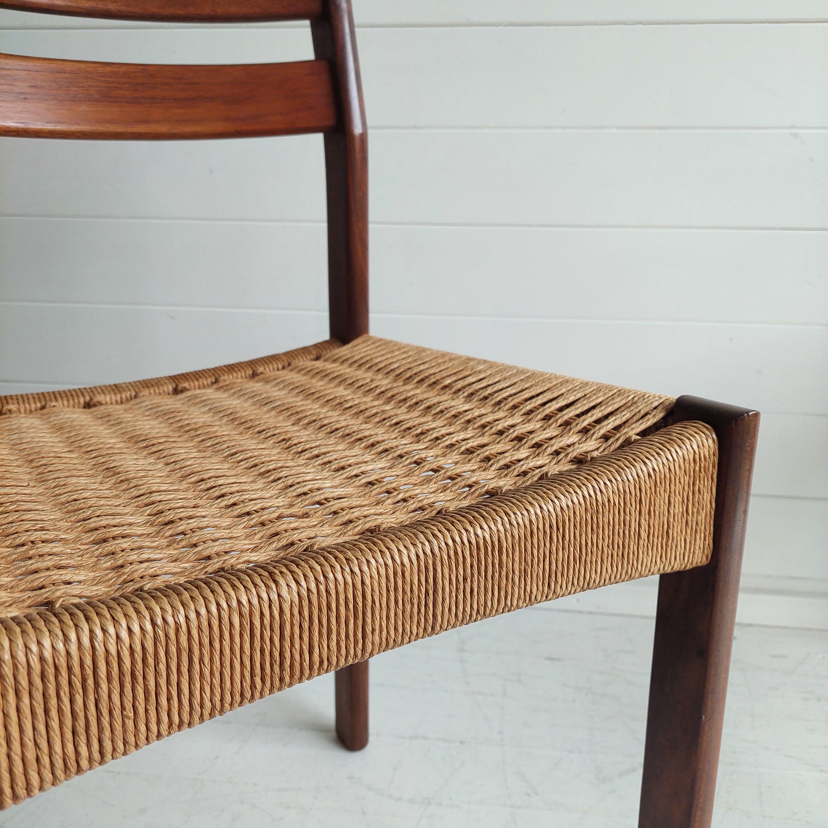 Danish Dining Chairs By Arne Hovmand Olsen For Mogens Kold, 1960s, Set Of 5 13