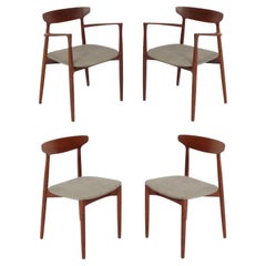 Danish Dining Chairs by Harry Ostergaard for Randers Mobelfabrik - Set of Four