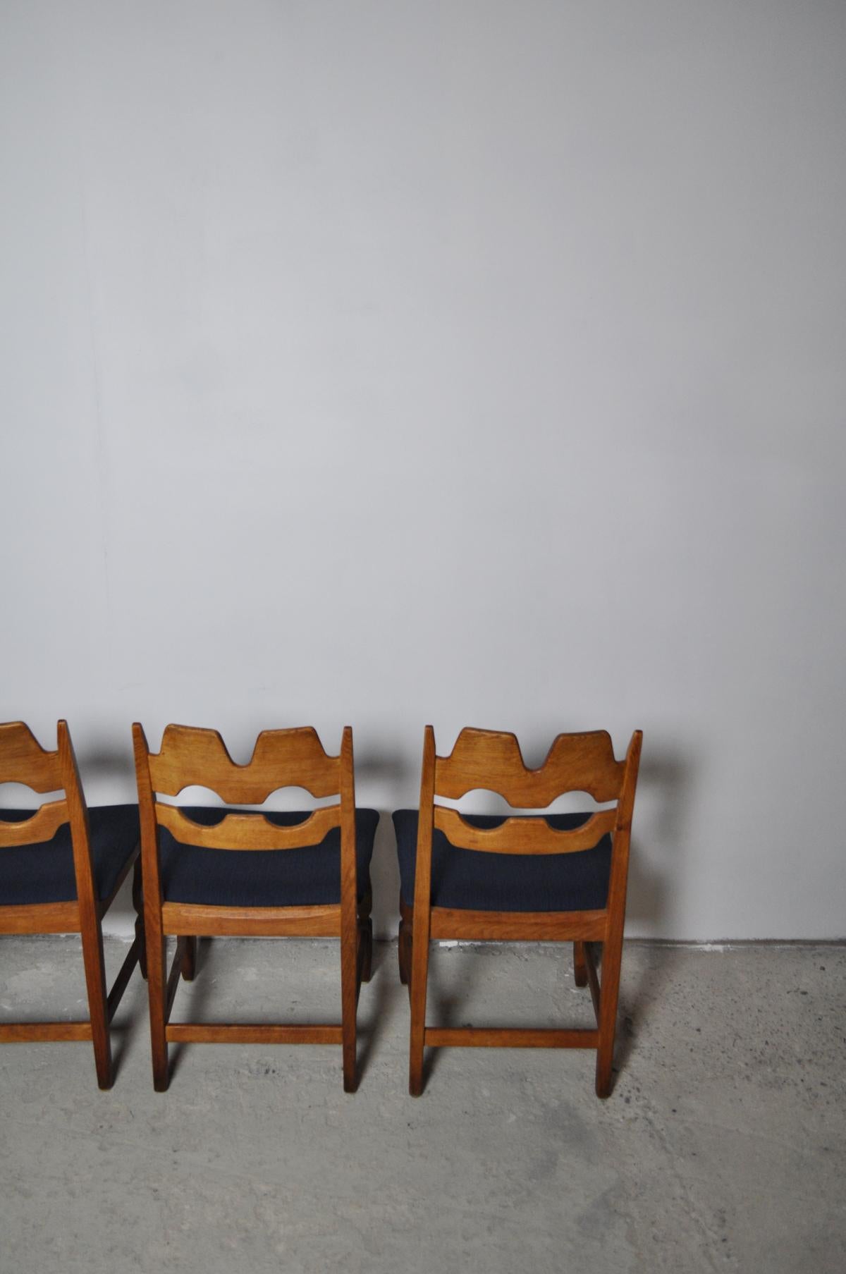 Danish Dining Chairs by Henning Kjærnulf, Set of 6 1