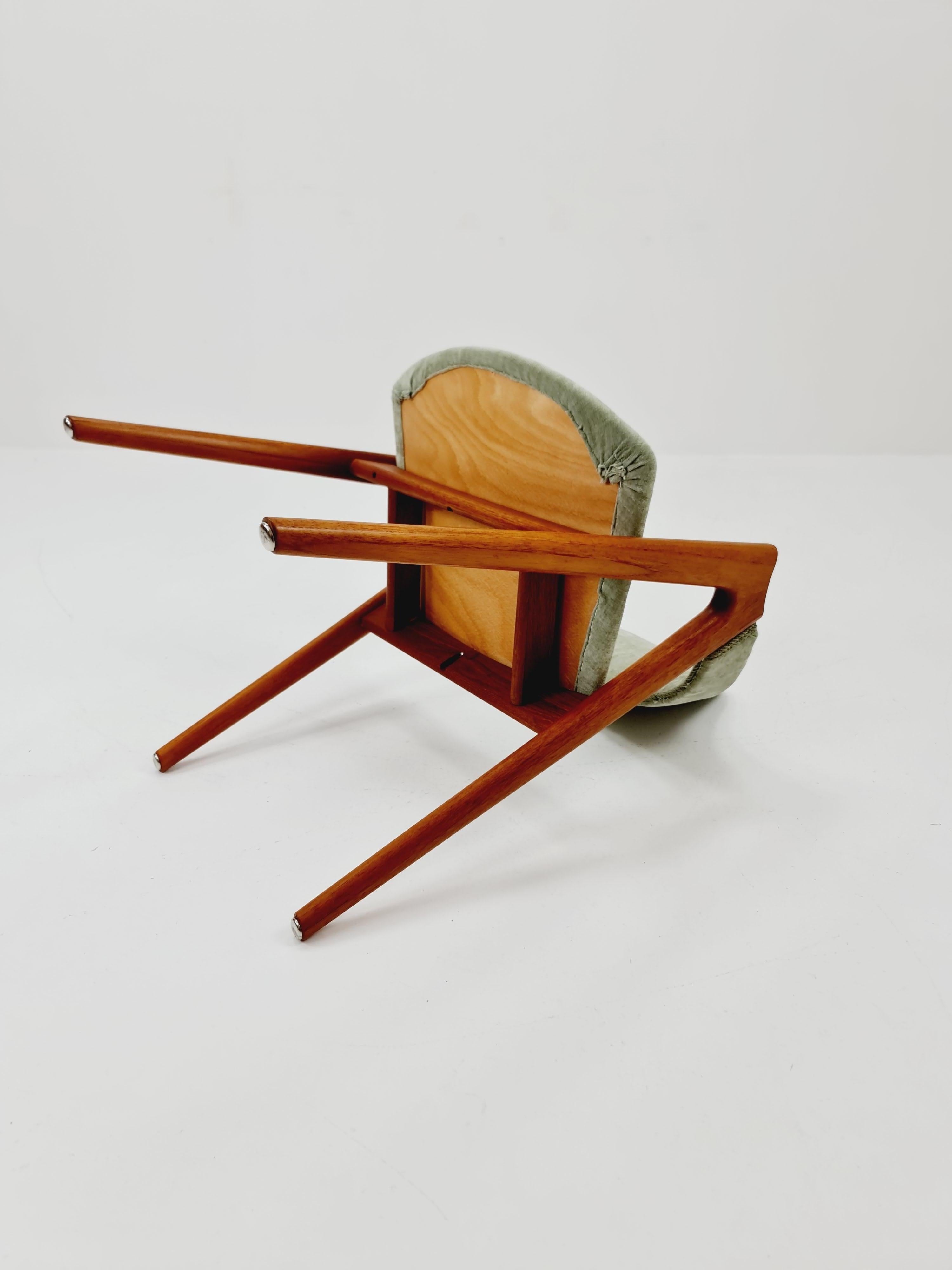 Sedie da pranzo danesi di Kai Kristiansen per Schou Andersen Model 170, anni '60 in vendita 4