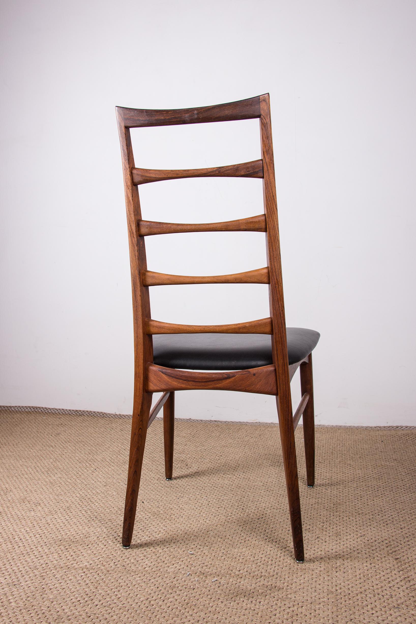 Danish Dining Chairs by Niels Kofoed for Koefoeds Hornslet, 1960s, Set of 6 For Sale 3