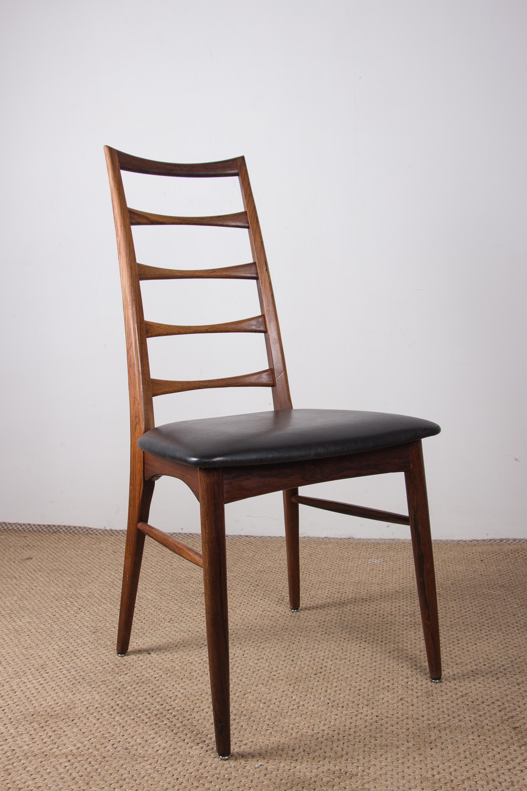 Mid-20th Century Danish Dining Chairs by Niels Kofoed for Koefoeds Hornslet, 1960s, Set of 6 For Sale