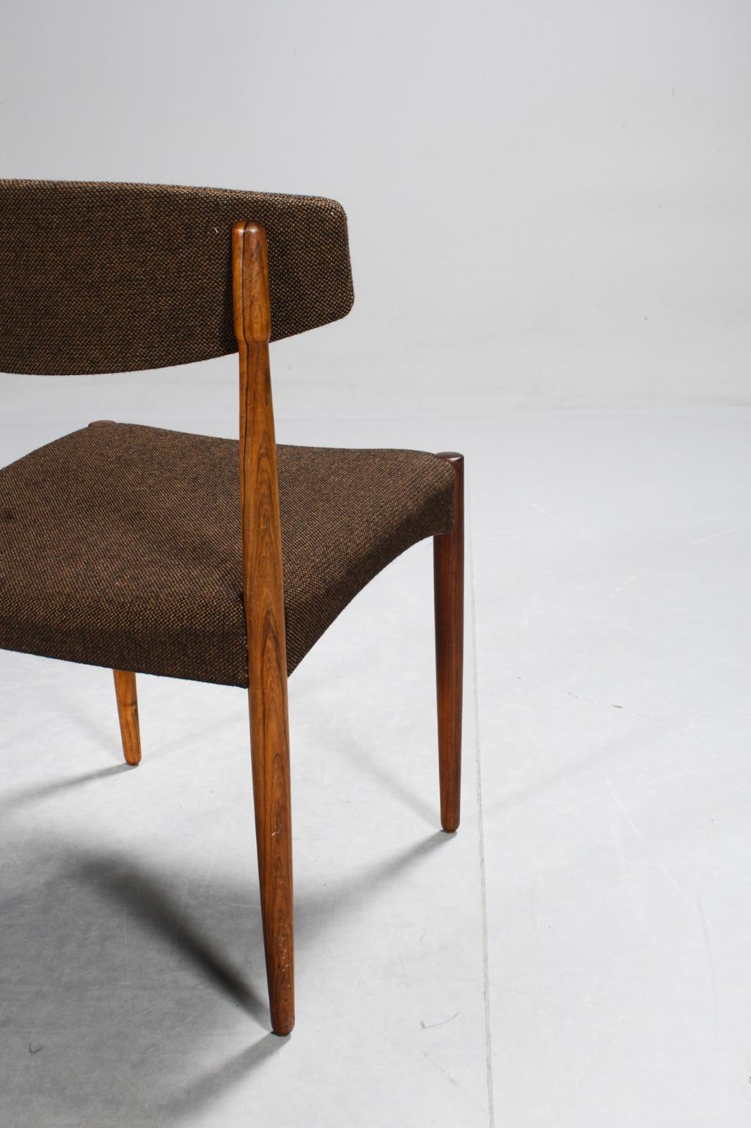 Mid-20th Century Danish Dining Hardwood Chairs For Sale