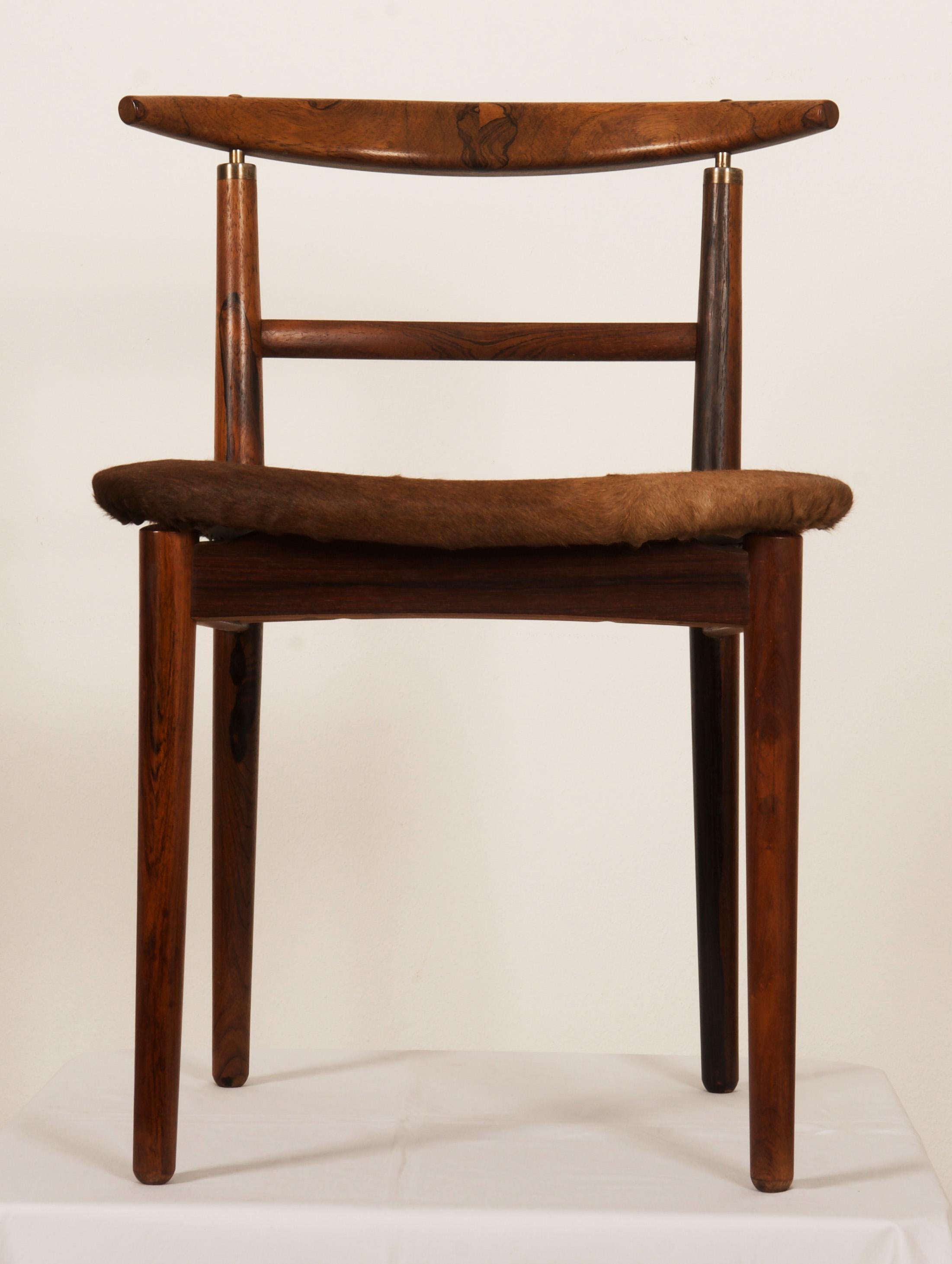 Danish Dining Room Chair by Helge Sibast and Borge Rammeskov For Sale 1