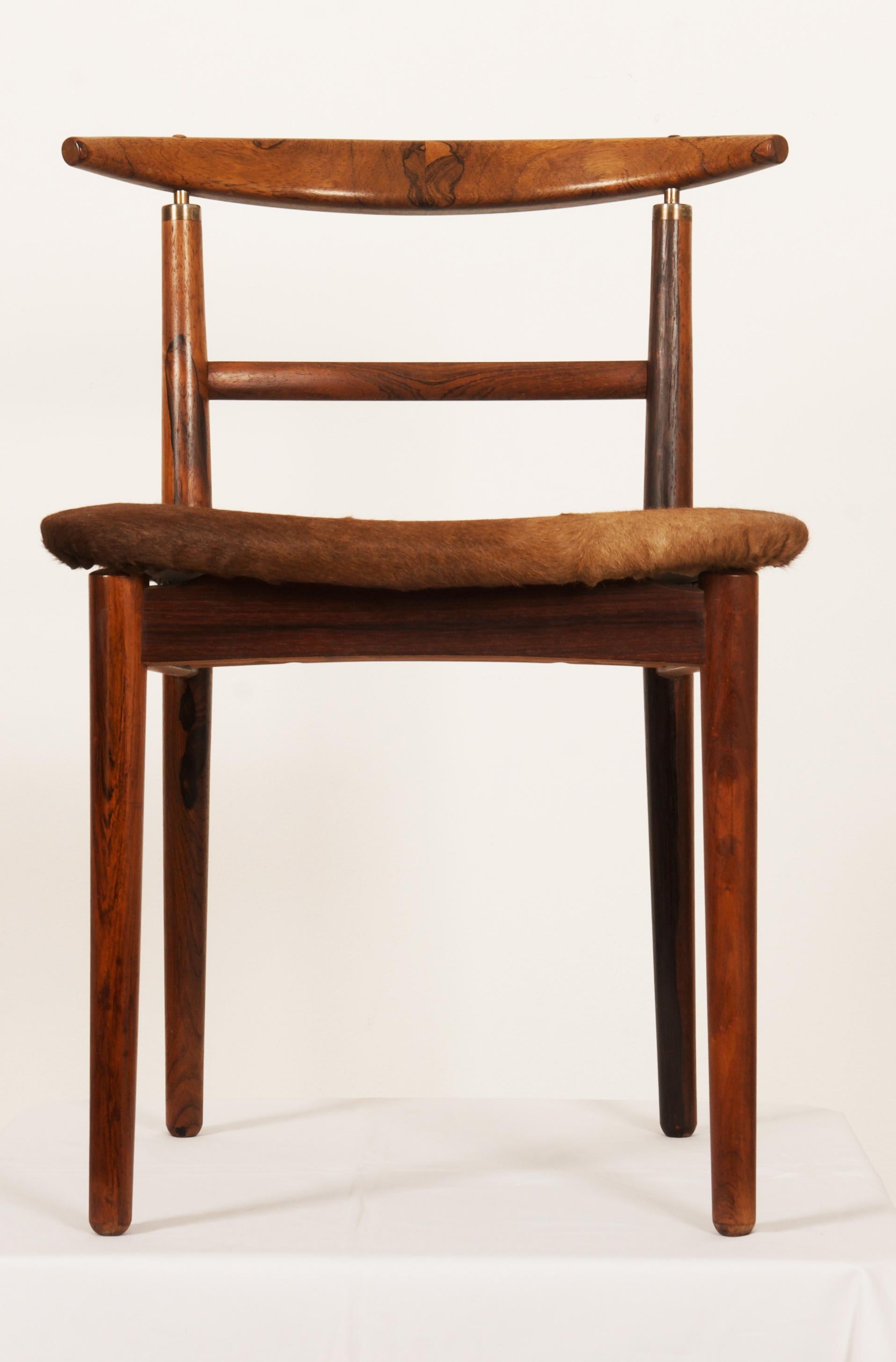 Danish Dining Room Chair by Helge Sibast and Borge Rammeskov For Sale 2