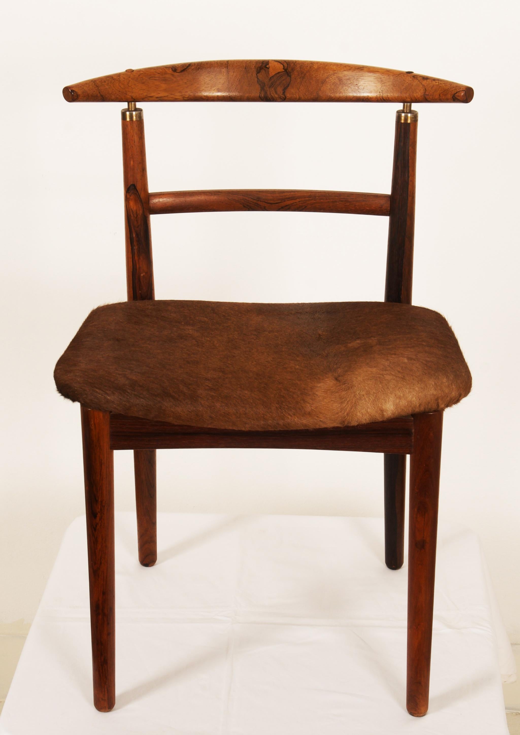 Danish Dining Room Chair by Helge Sibast and Borge Rammeskov For Sale 3