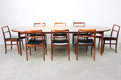 Danish Dining Room Set by Arne Vodder for Sibast Model: 212 Model: 430 Rosewood