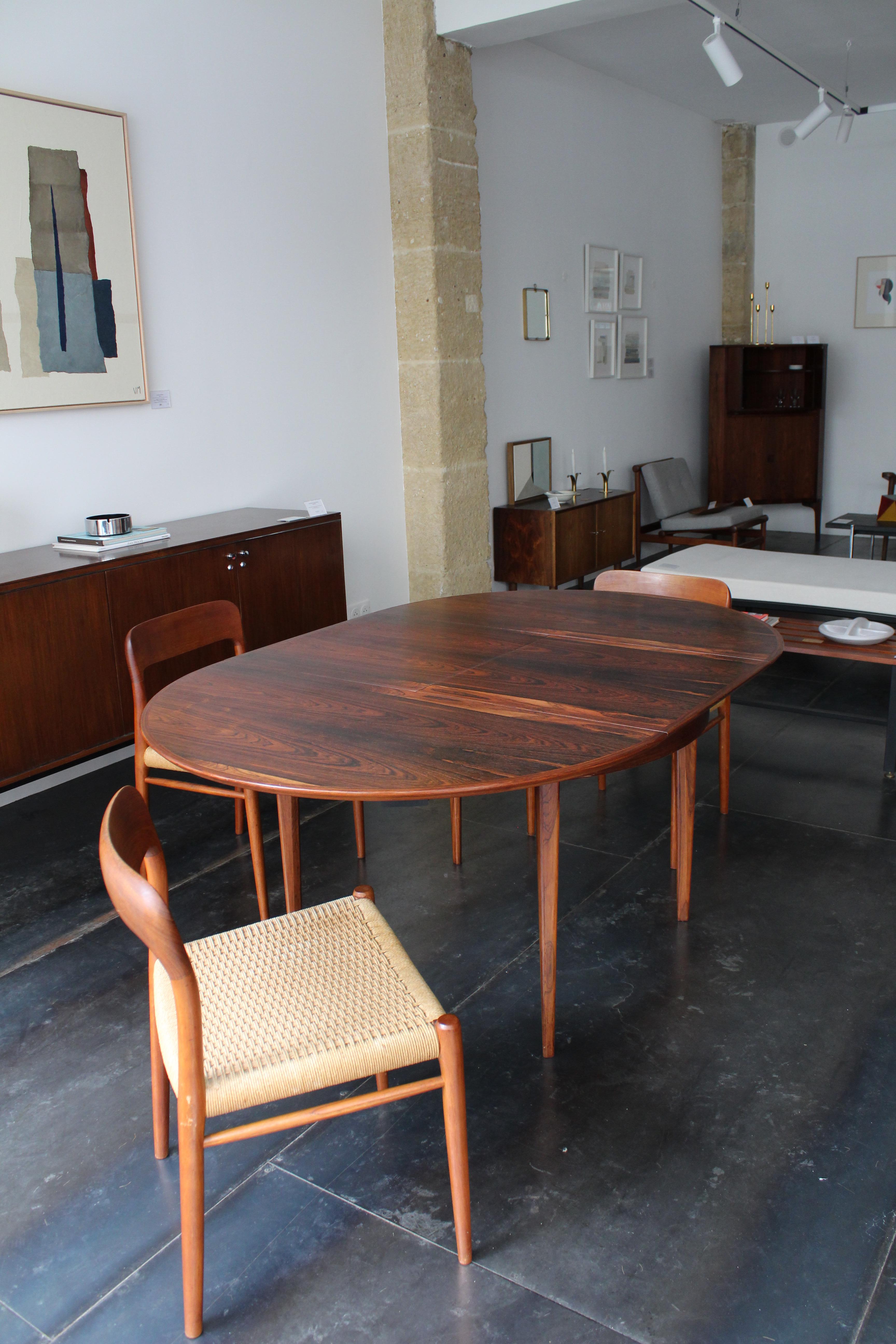 Danish dining table, 1960s For Sale at 1stDibs