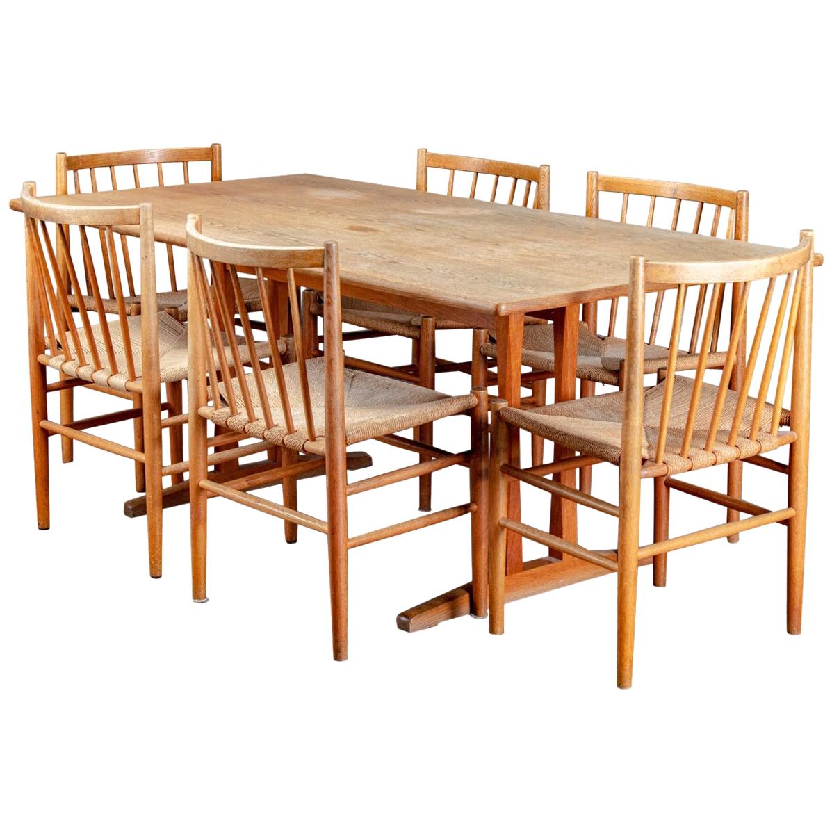 Danish Dining Table and Chairs