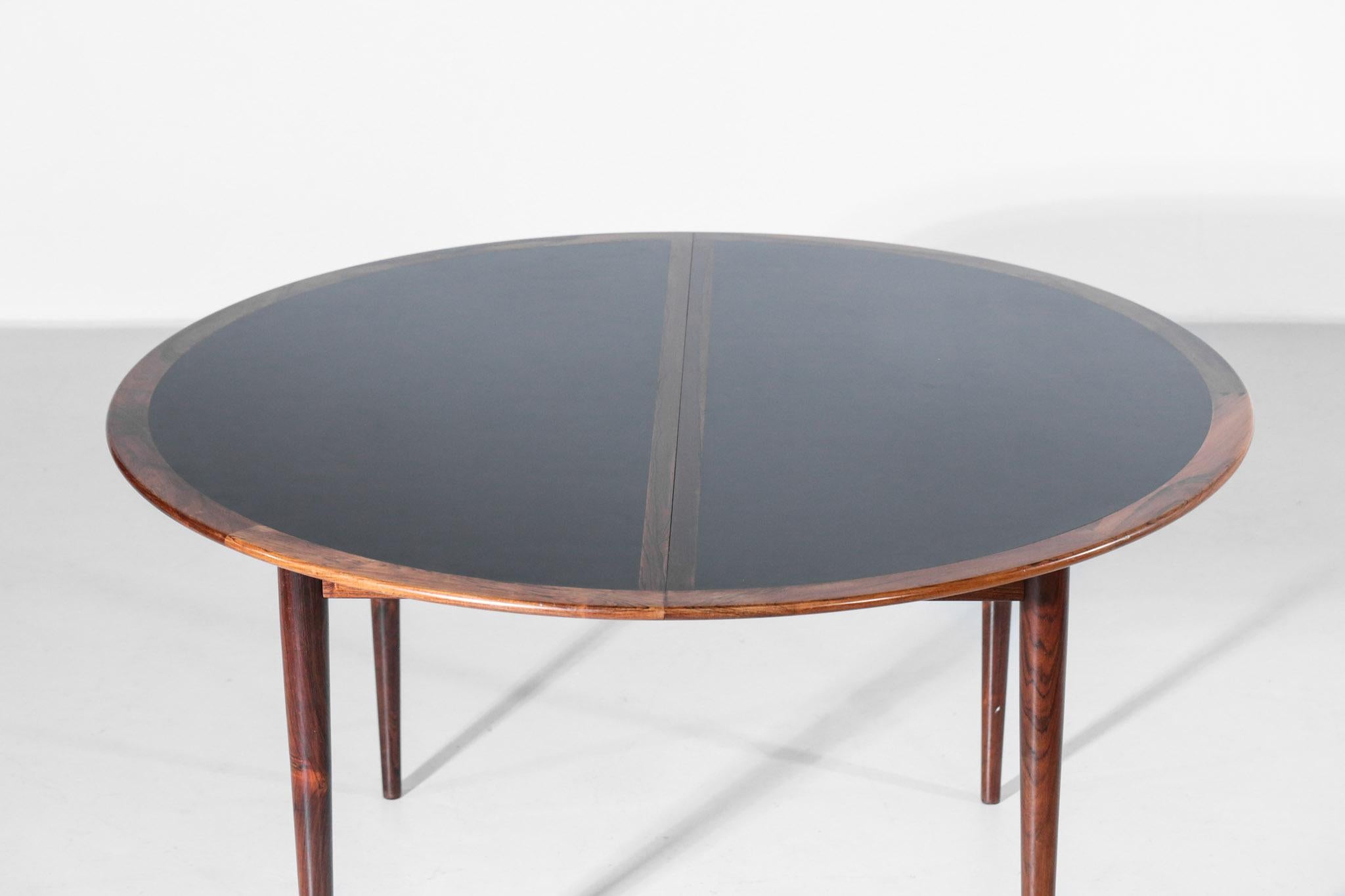 Scandinavian Modern Danish Dining Table by Grete Jalk in Rosewood