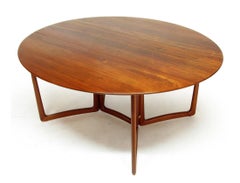 Danish Dining Table & Five Chairs Set In Teak By Peter Hvidt & Poul Hundevad