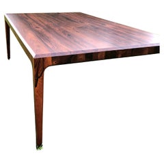 Vintage Danish Dining Table of Solid Rosewood 