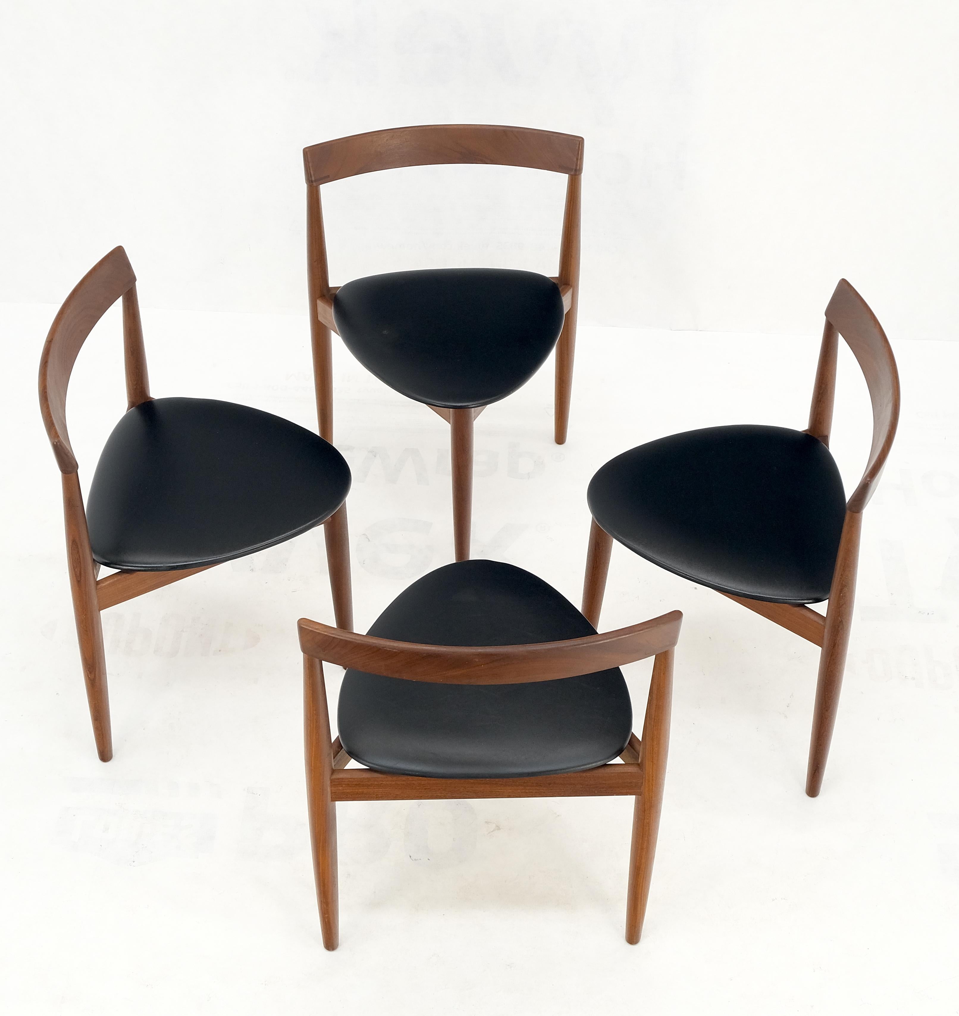 Danish Dining Teak Chairs Table Set 