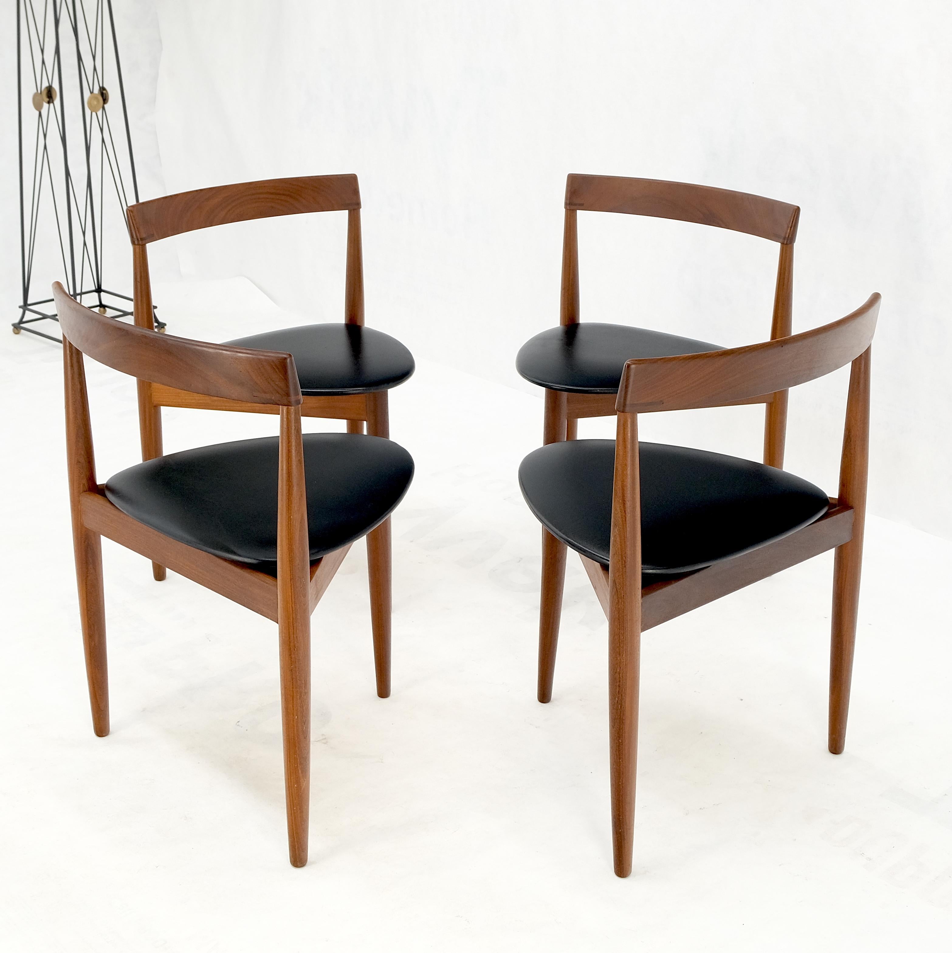 Danish Dining Teak Chairs Table Set 