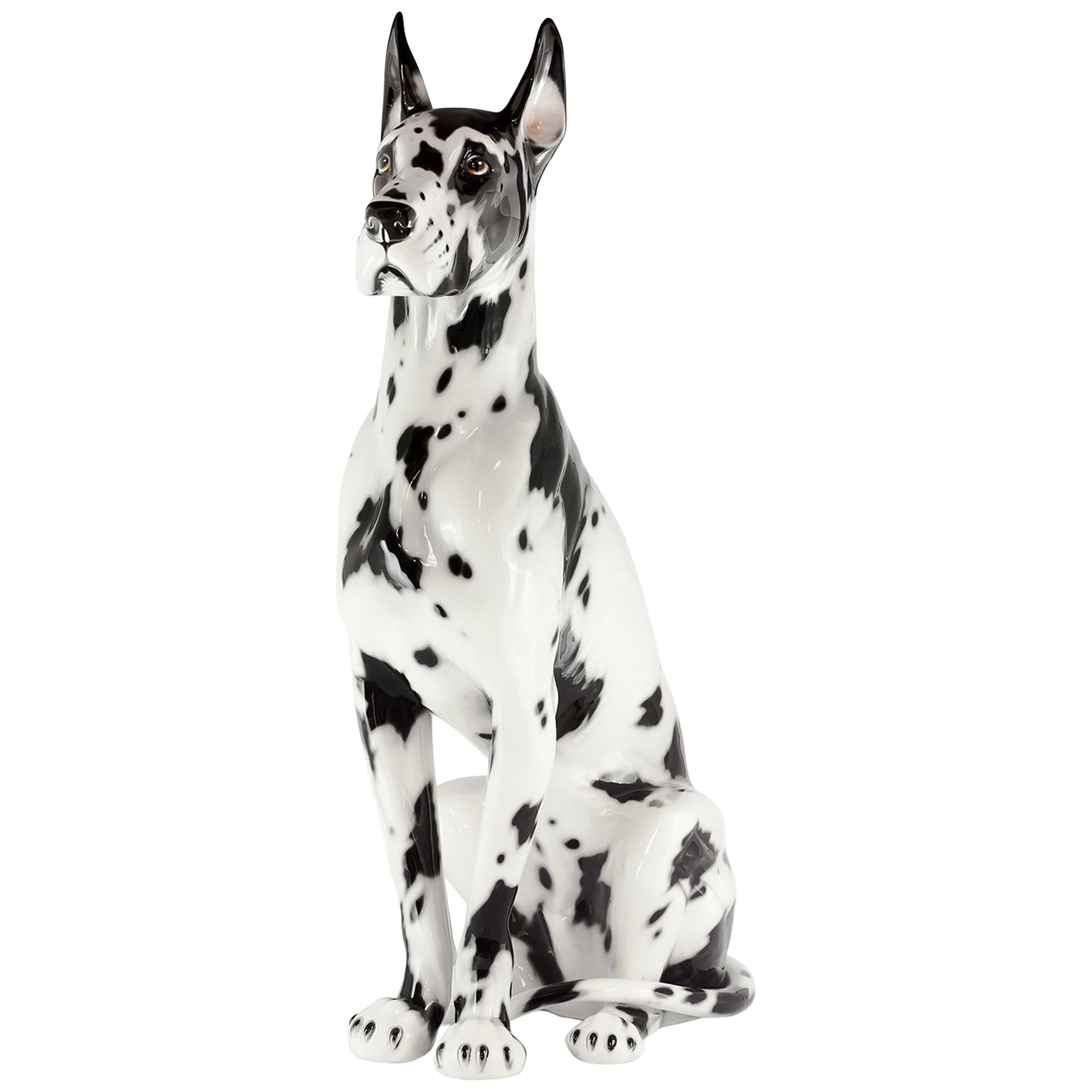 Danish Dog Sculpture For Sale