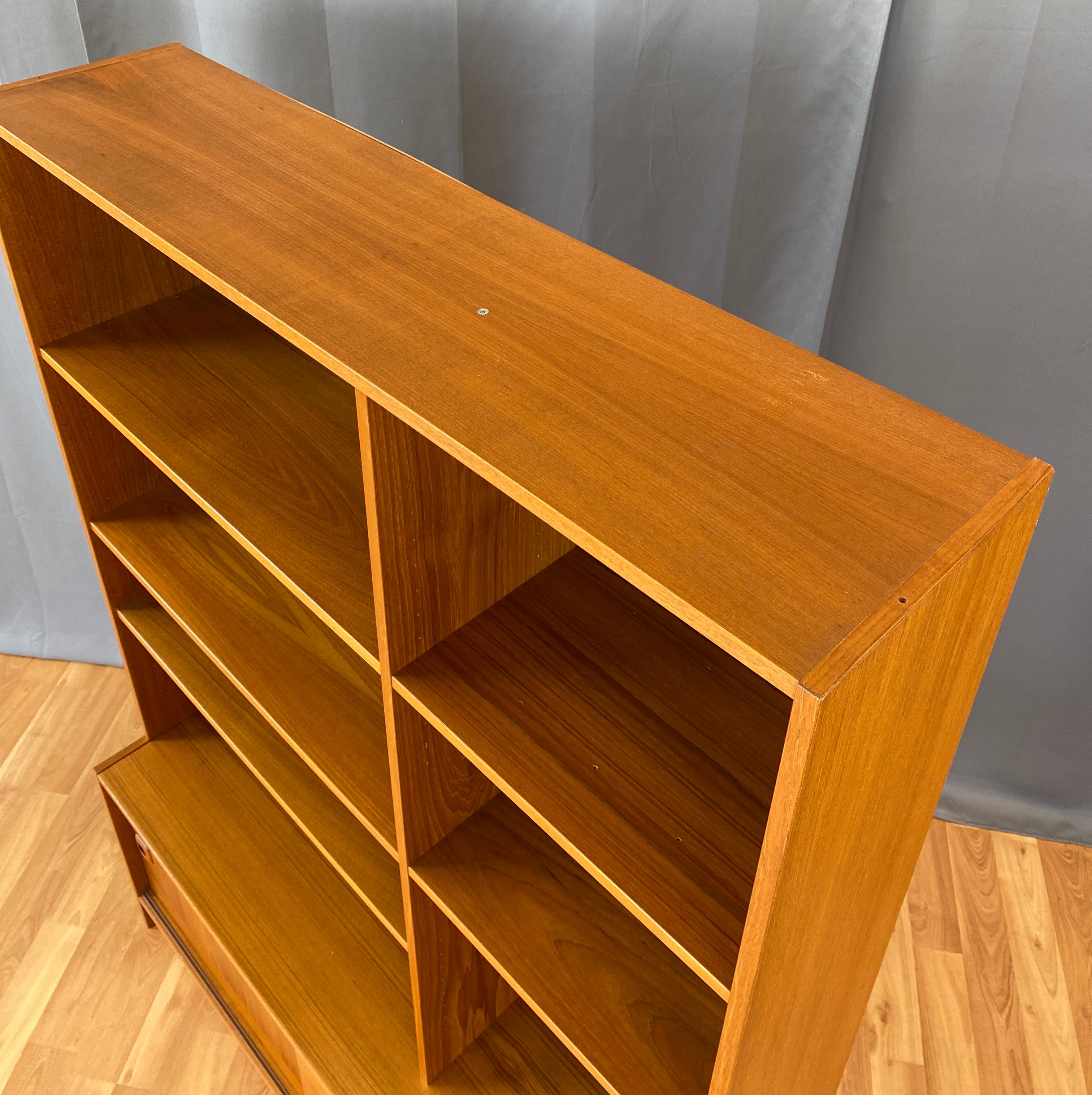 Danish Domino Teak Credenza & Shelving Unit 6