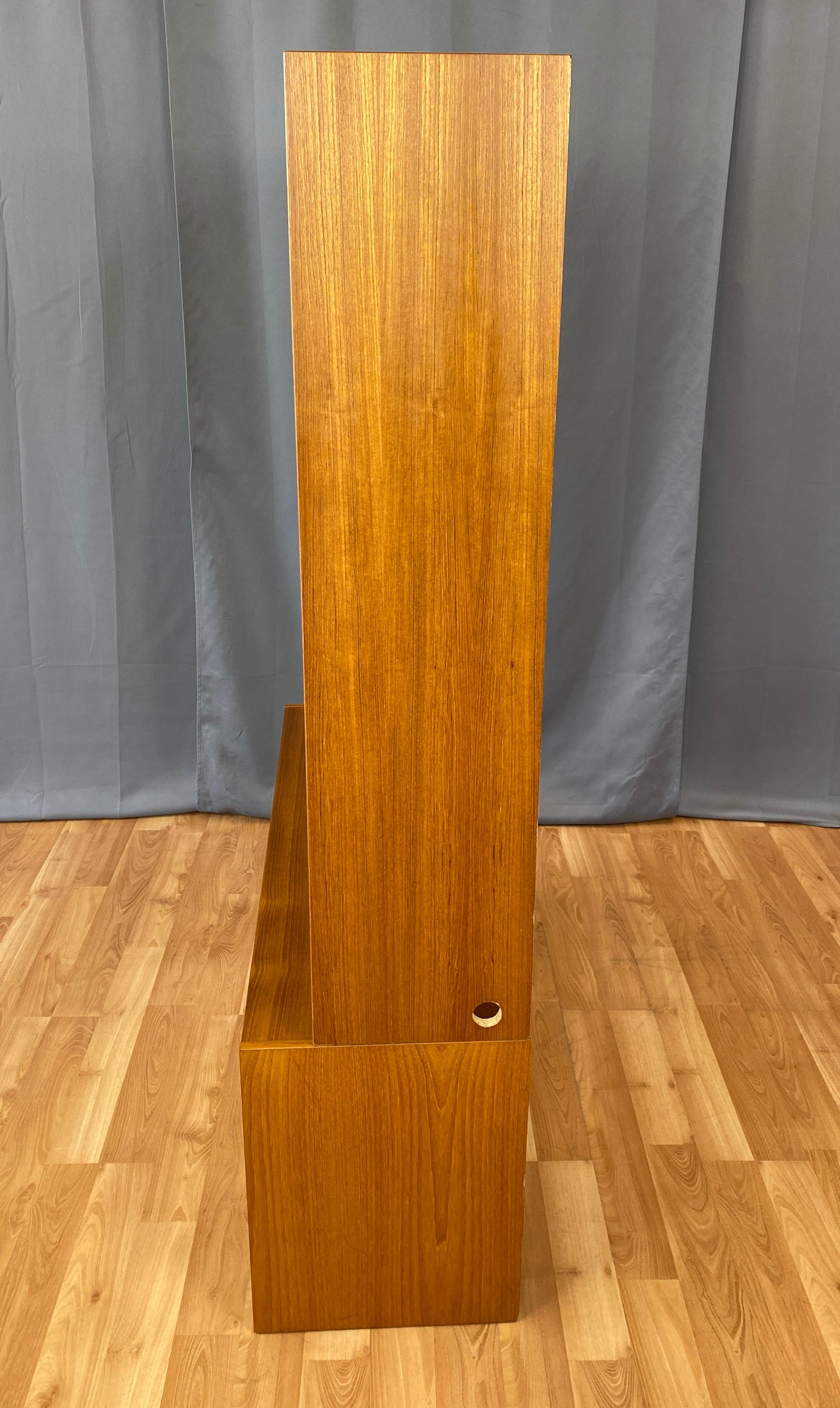 Danish Domino Teak Credenza & Shelving Unit 7