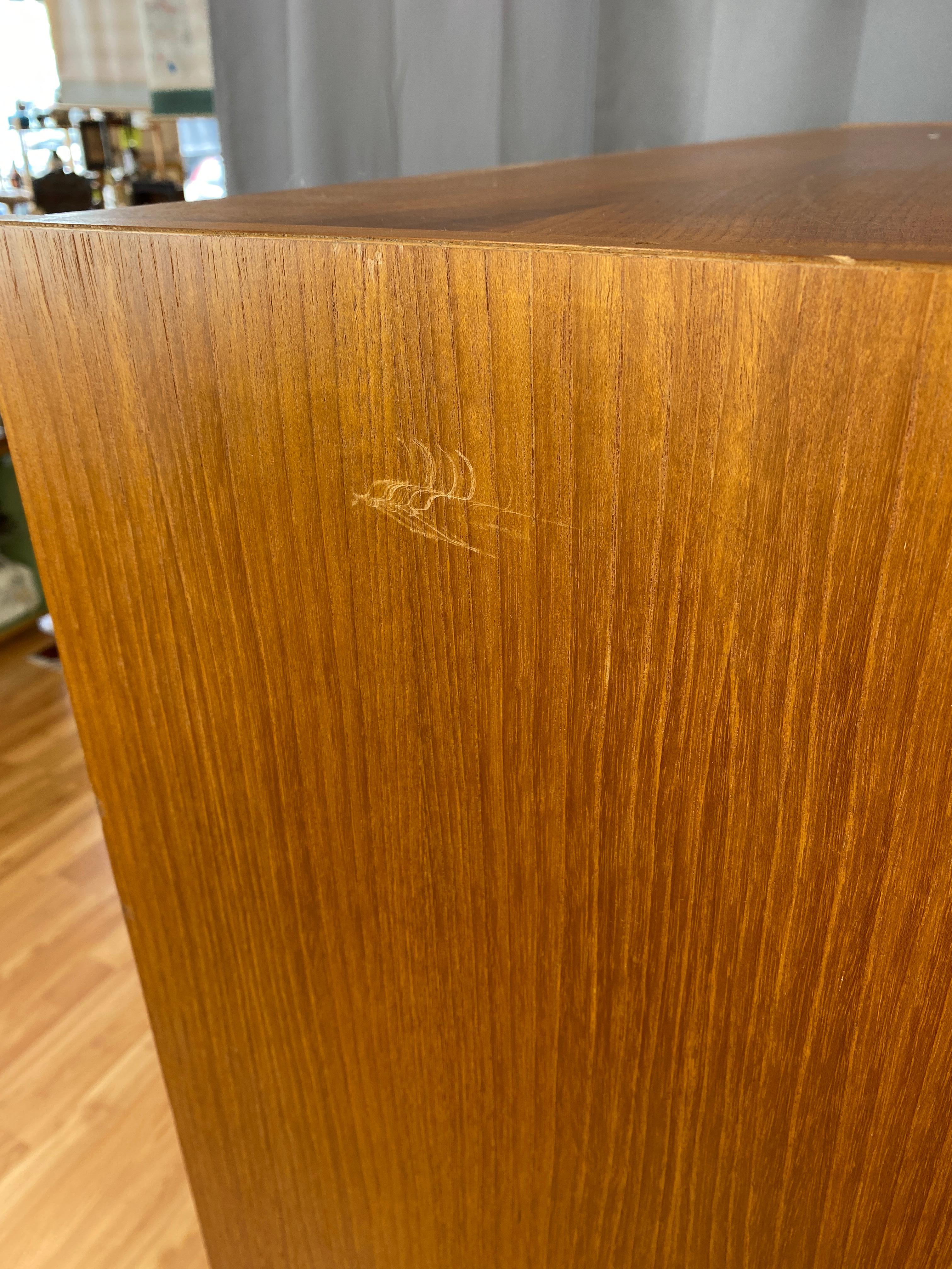 Danish Domino Teak Credenza & Shelving Unit 11