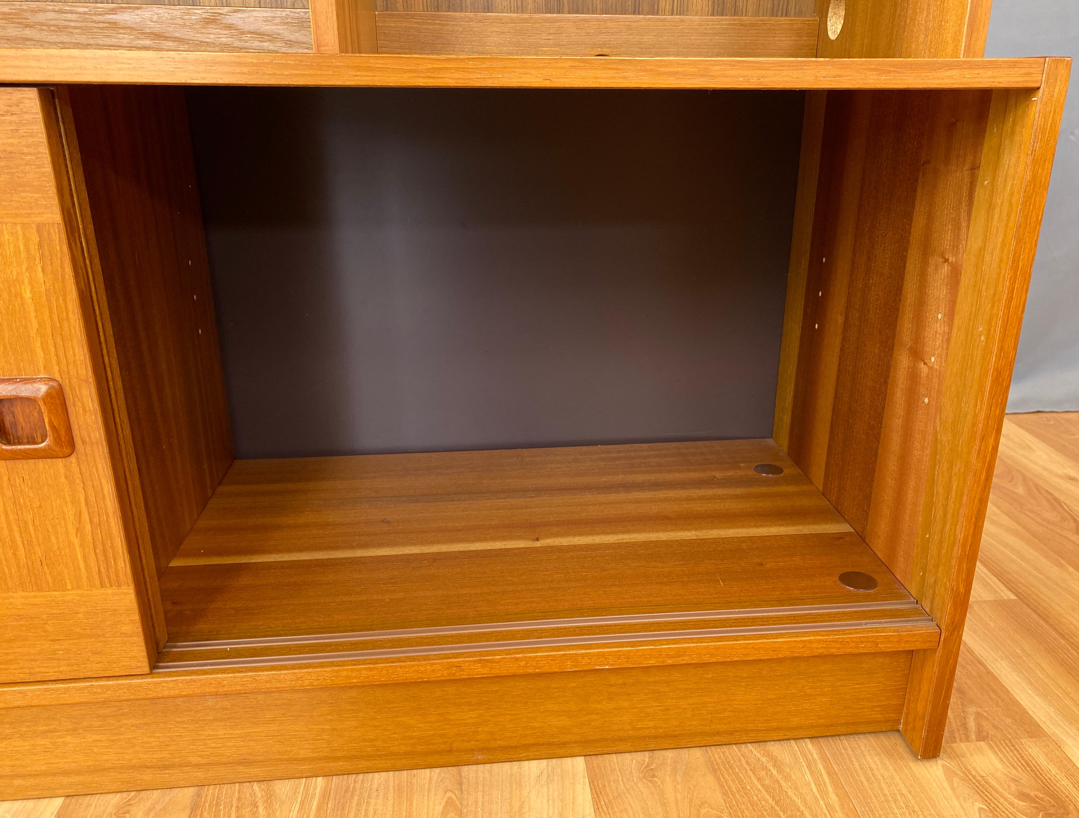 Danish Domino Teak Credenza & Shelving Unit 3