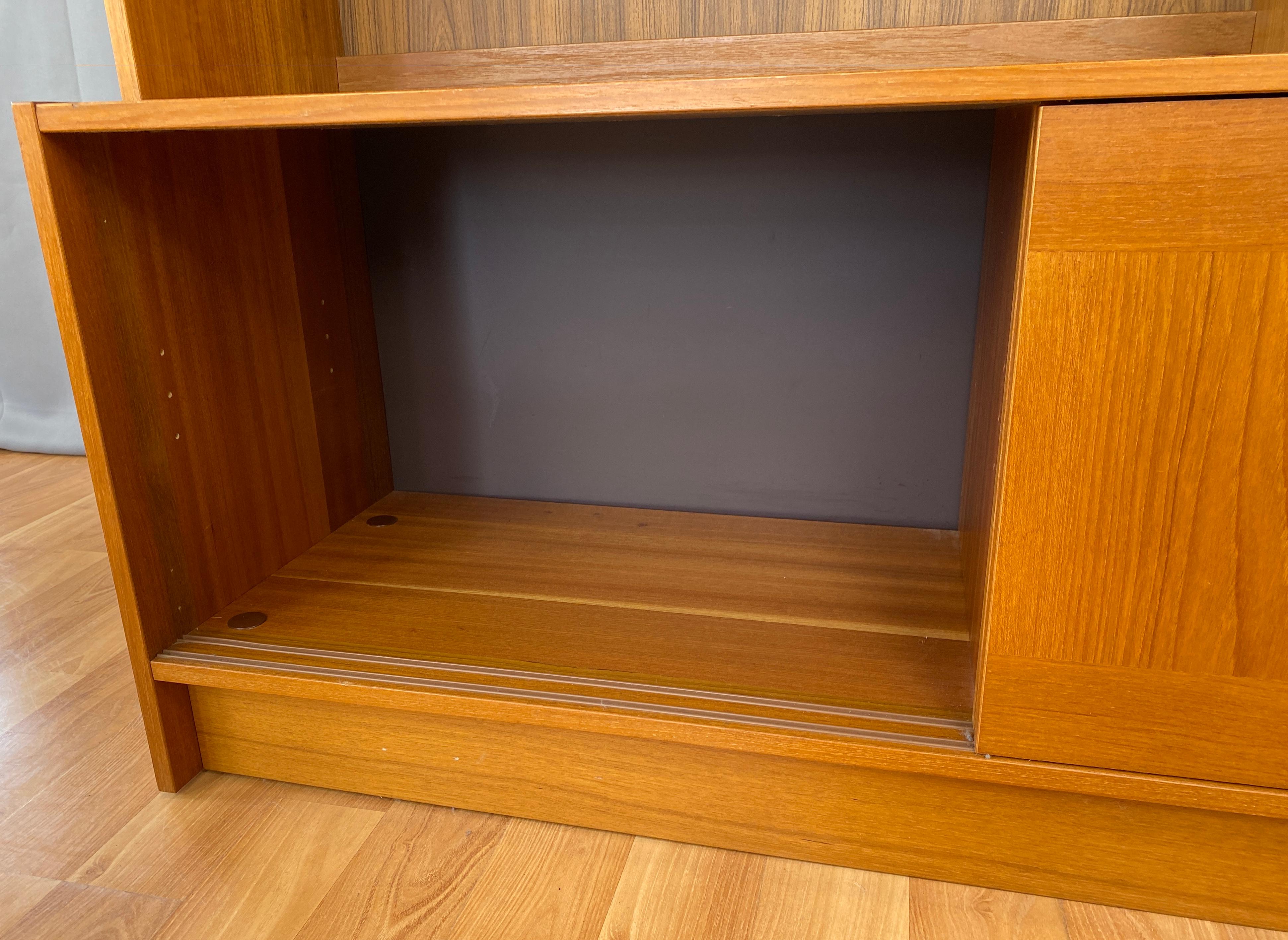 Danish Domino Teak Credenza & Shelving Unit 4