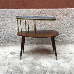 Danish Double Laminate Shelf Coffee Table, 1950s