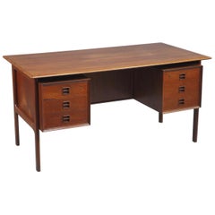 Danish Double-Sided Teak Desk by Arne Vodder for Sibast, 1960