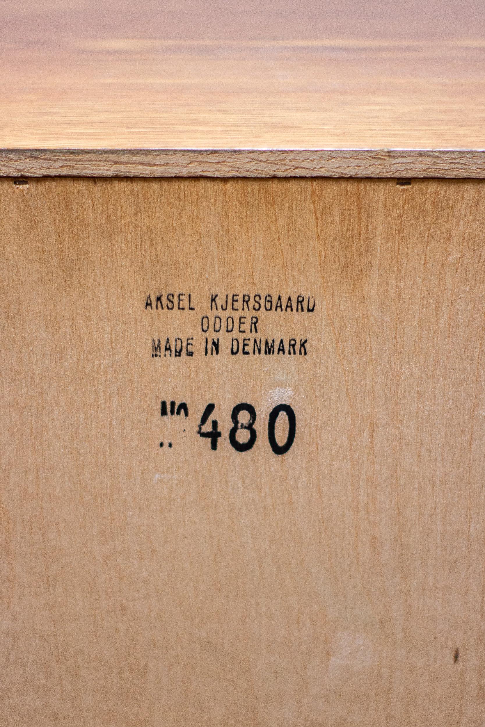 Danish Drawers by Cabinetmaker Aksel Kjersgaard Produced by Odder, 1960s 3