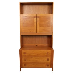 Comò danese con mobile topper