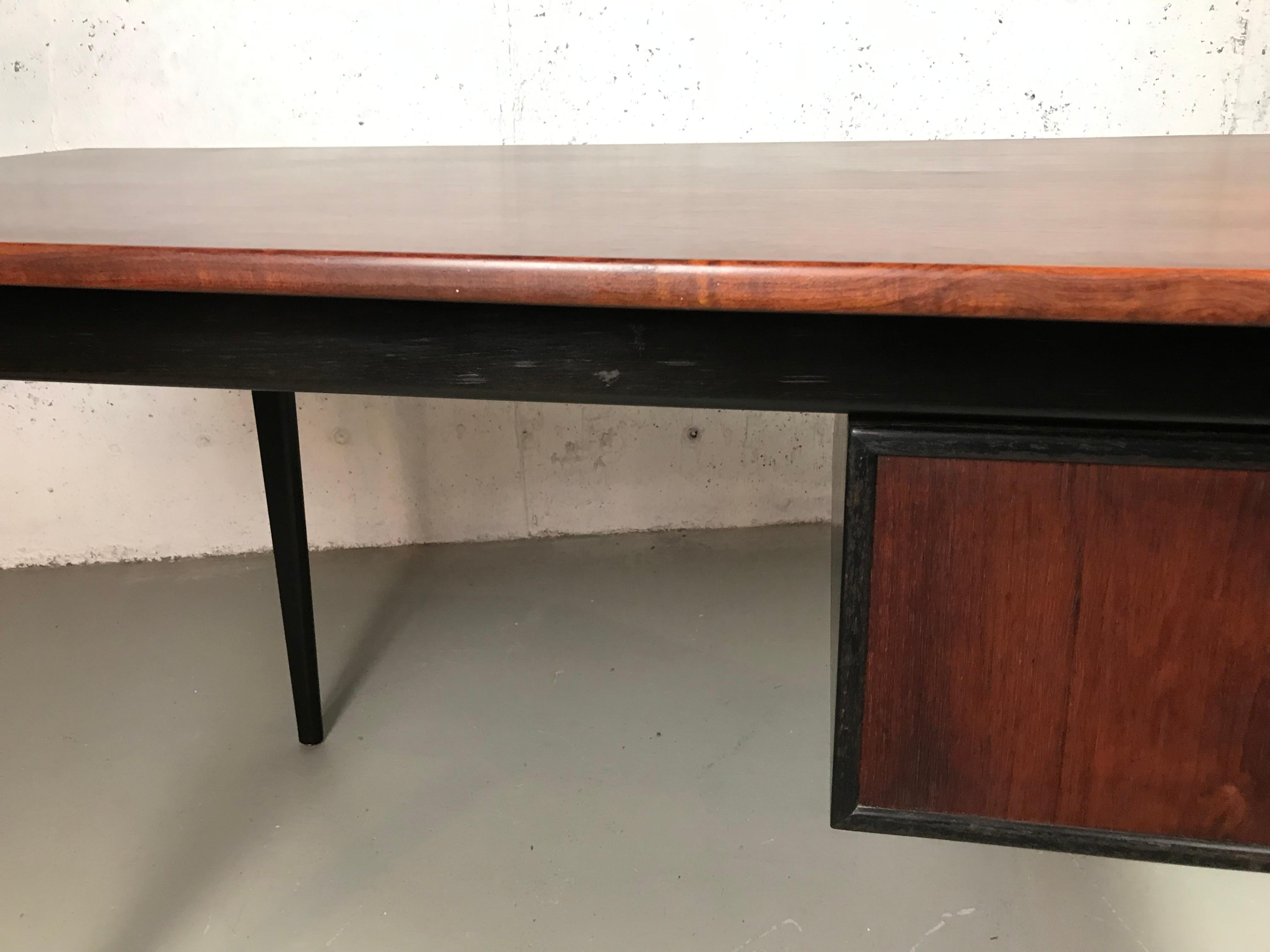 Danish Drop Leaf Desk in Rosewood by Arne Vodder for Sibast 6