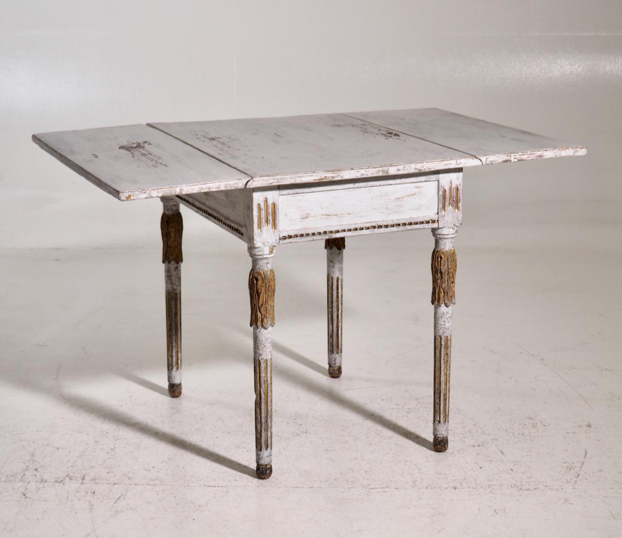 18th Century and Earlier Danish Drop-Leaf Table, circa 1790 For Sale