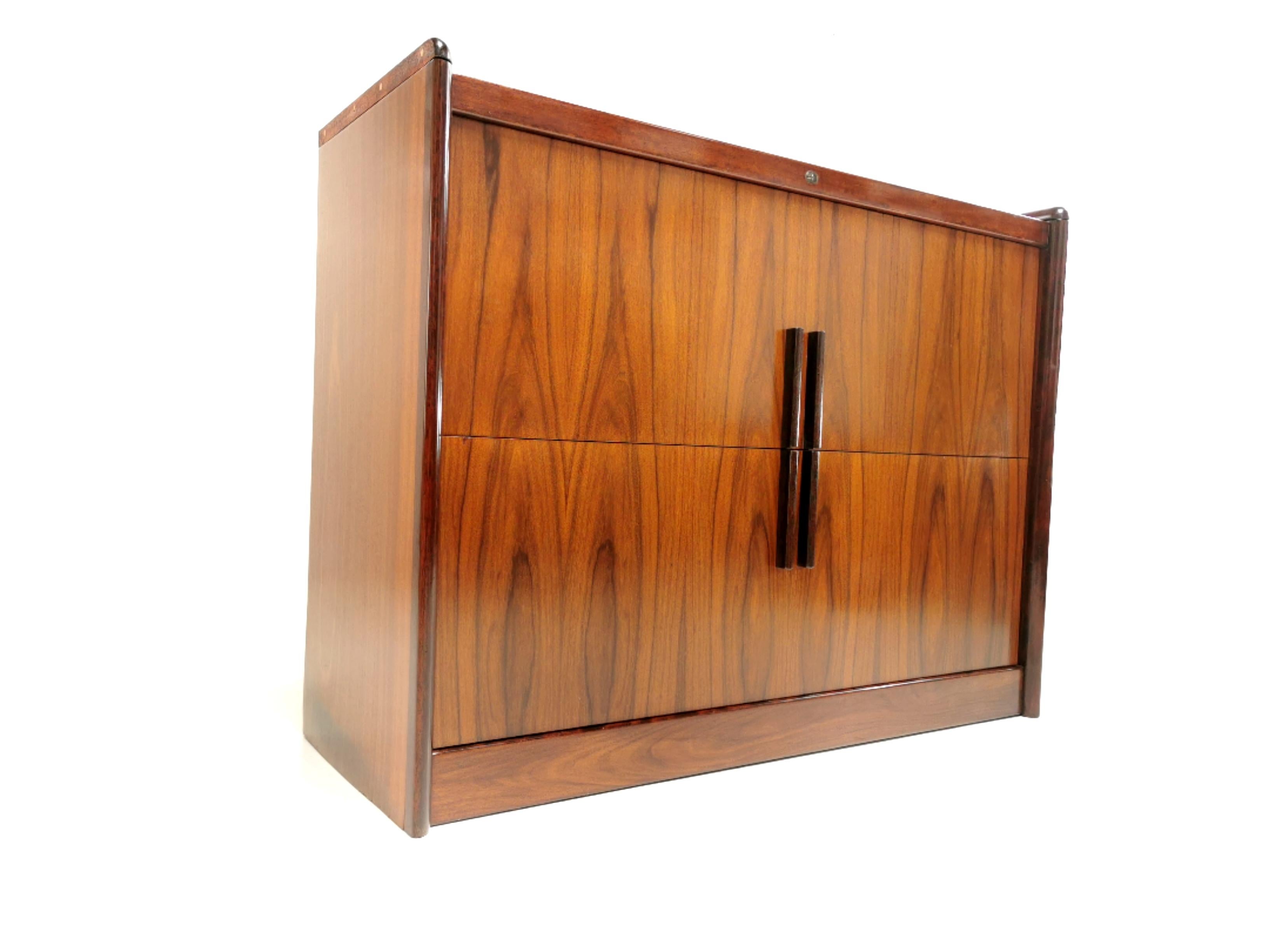 rosewood file cabinet