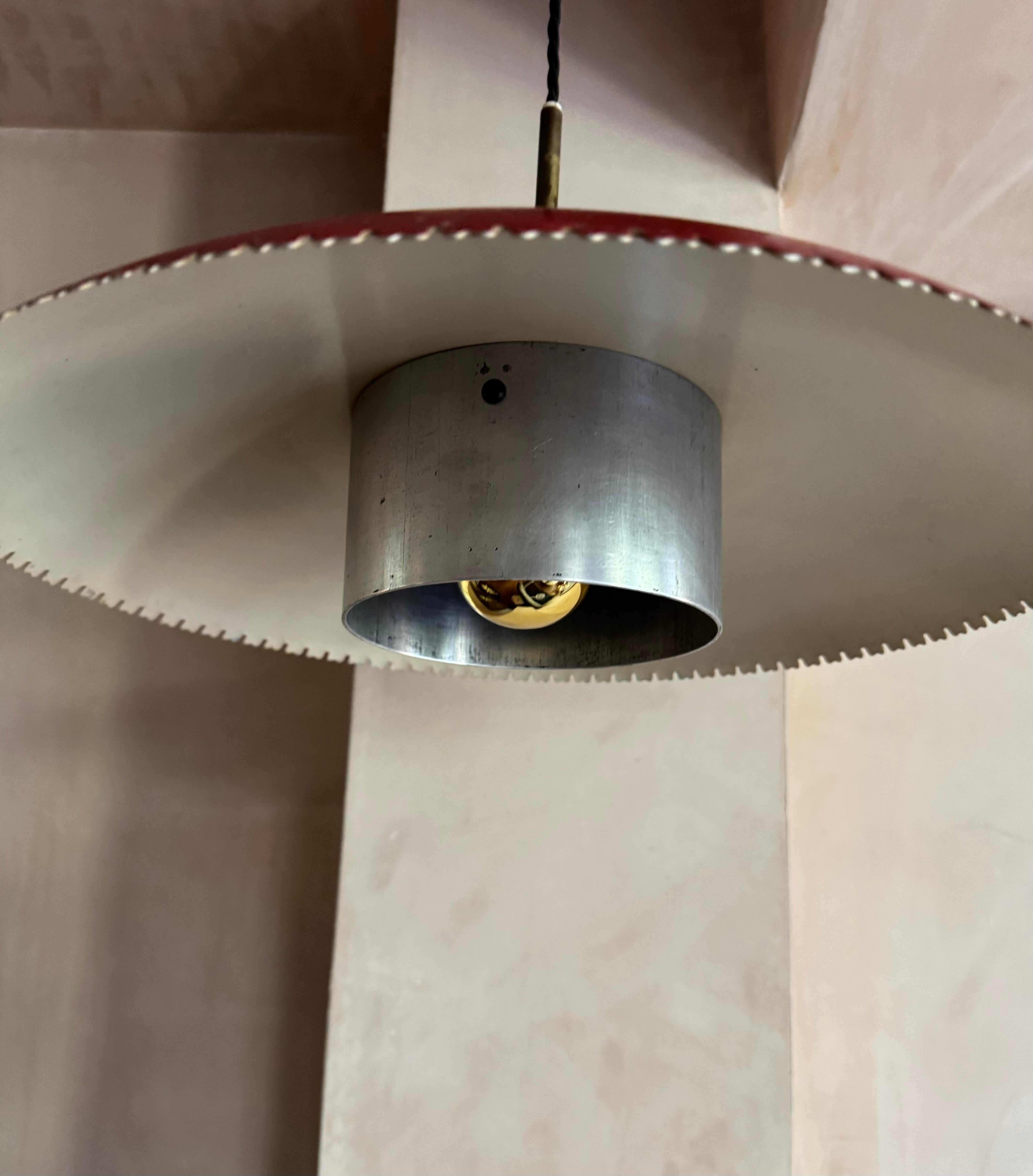 Danish early 1950’s ceiling light In Good Condition For Sale In London, GB