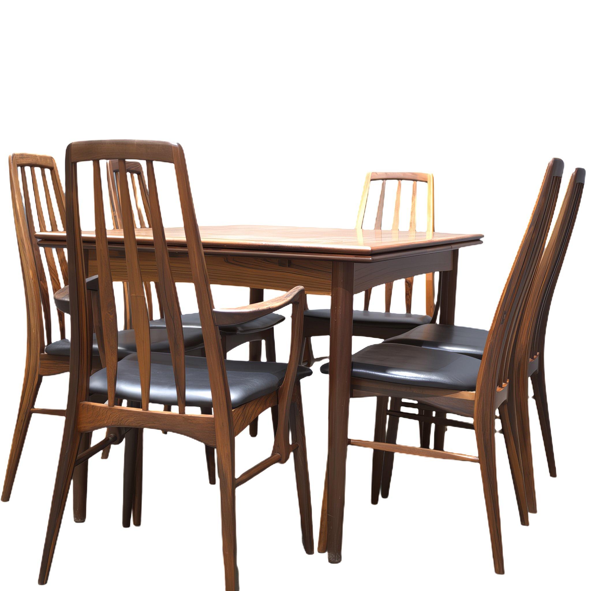 Esta mesa de comedor danesa de palisandro de los años 60 está llena de encanto. El carácter de esta mesa se encuentra en la veta de la madera. Hermosa y de diseño clásico, es una pieza atemporal que complementa todos los estilos. Esta mesa es