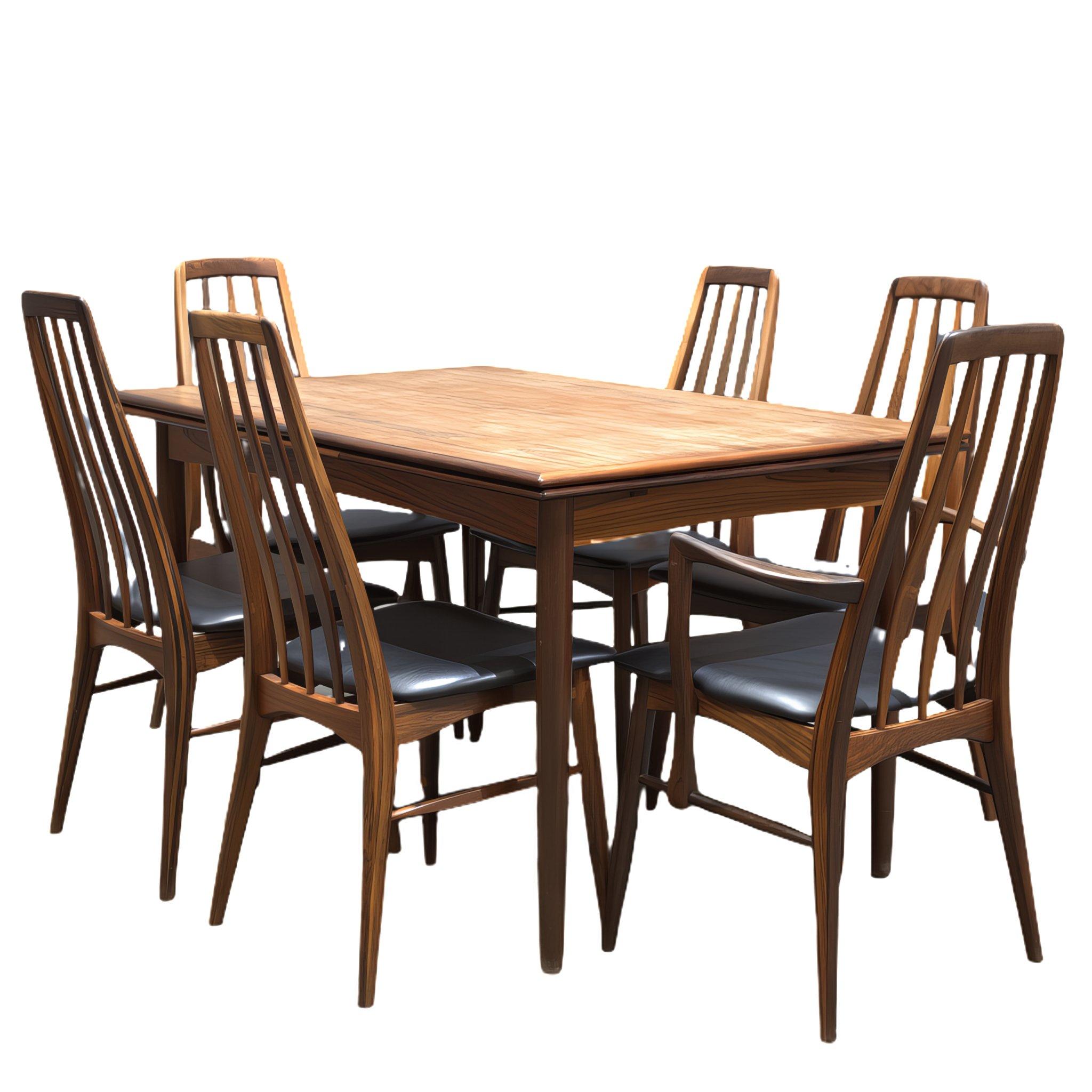 Mesa de comedor danesa de palisandro de principios de los 60 en Bueno estado para la venta en Basildon, London