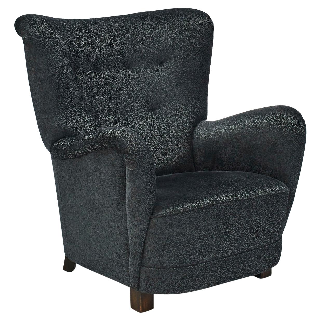 Fauteuil danois à accoudoirs, environ 1940-1950