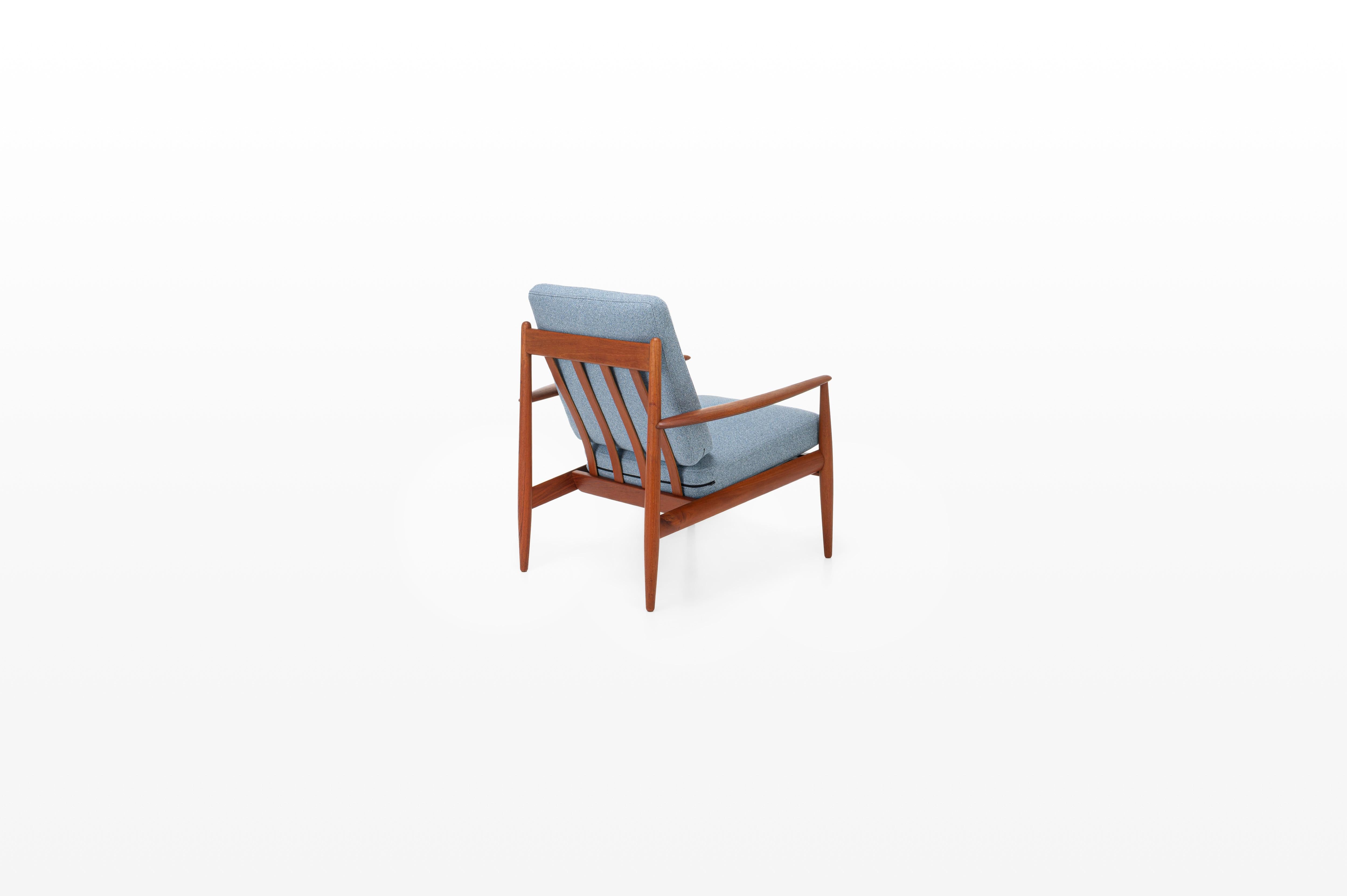 Mid-Century moderno Sedia facile danese di Grete Jalk per France & Daverkosen, anni '60